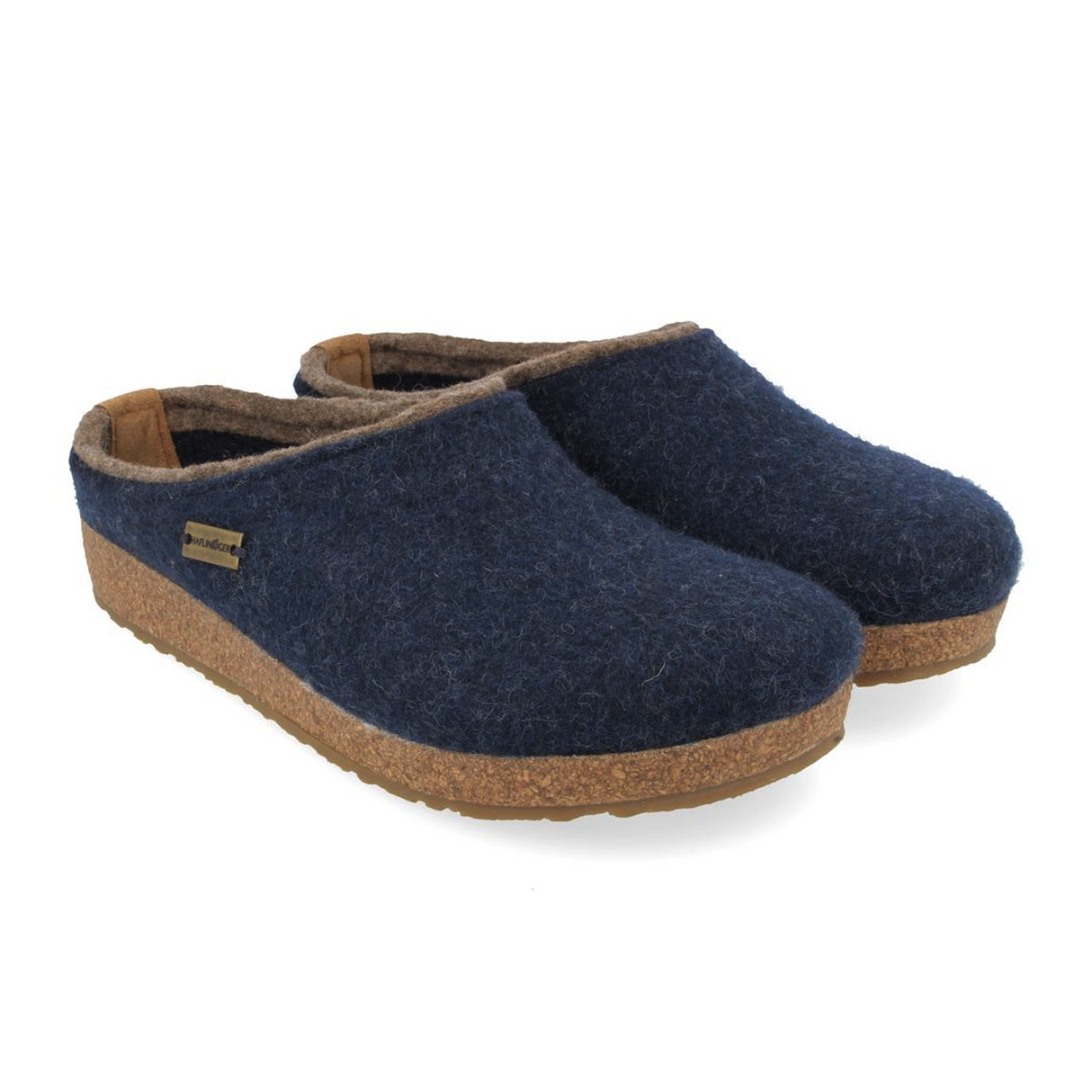 Haflinger Kris Clog (Unisex) - Captains Blue Dress-Casual - Clogs & Mules - The Heel Shoe Fitters
