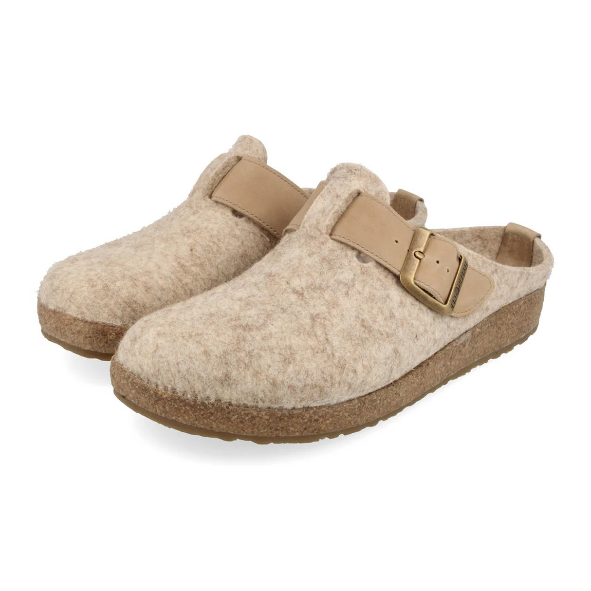 Haflinger Buckle Clog (Women) - Natural Dress-Casual - Clogs & Mules - The Heel Shoe Fitters