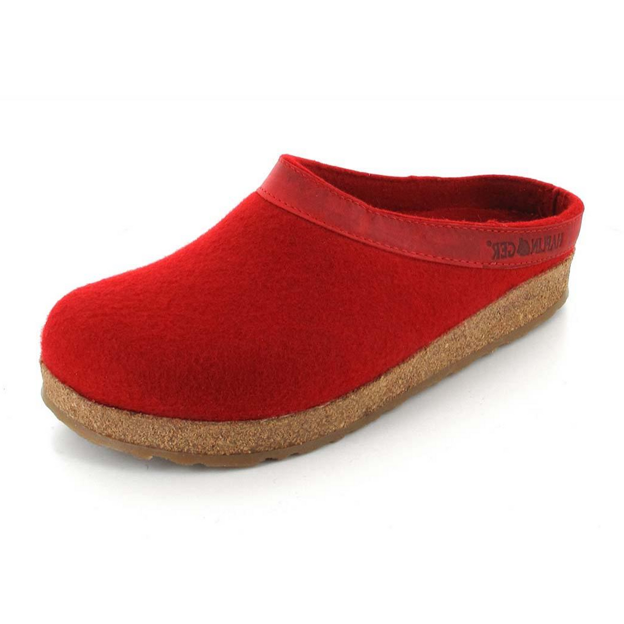 Haflinger GZL Clog (Unisex) - Red Dress-Casual - Clogs & Mules - The Heel Shoe Fitters
