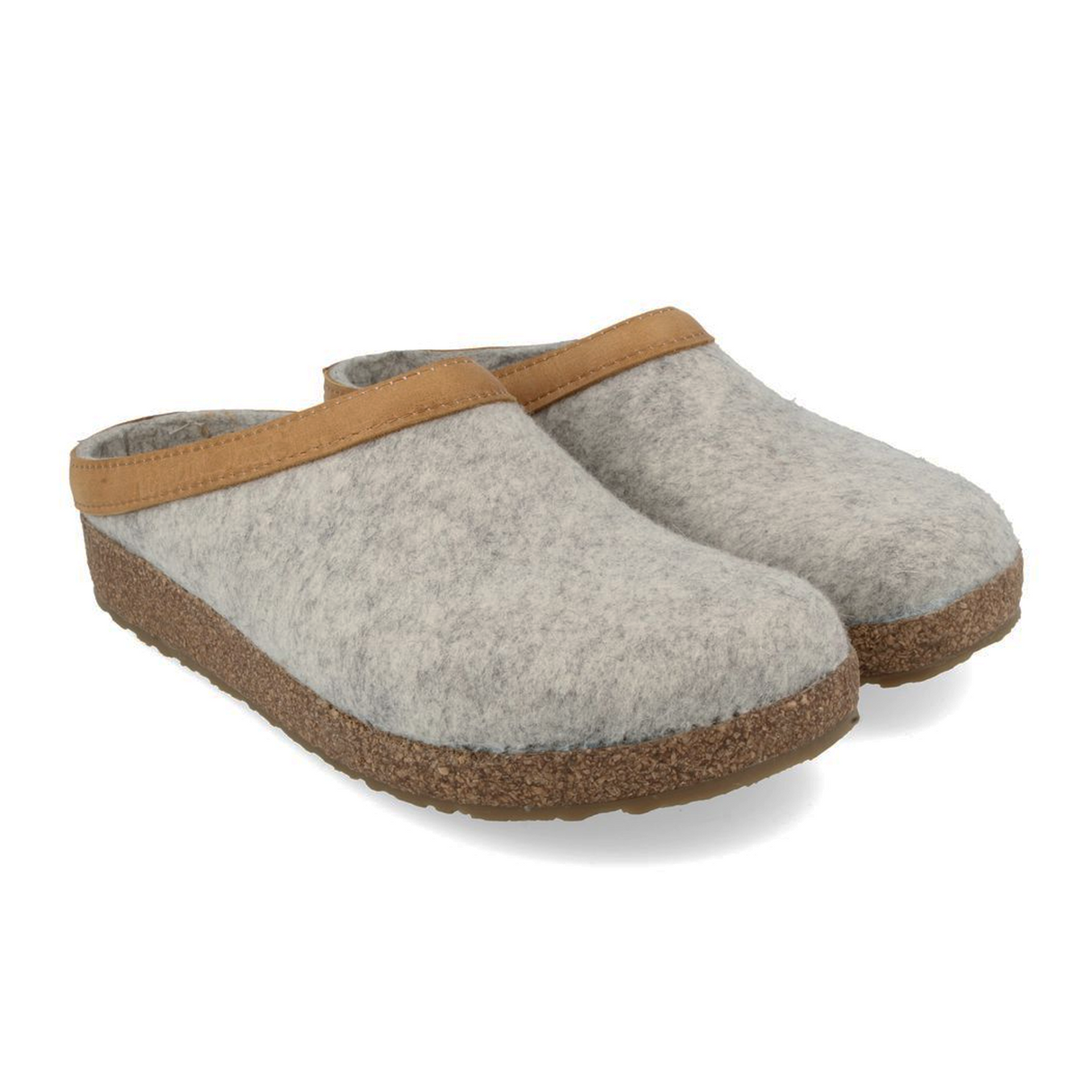 Haflinger GZL Clog (Women) - Silver Grey Dress-Casual - Clogs & Mules - The Heel Shoe Fitters