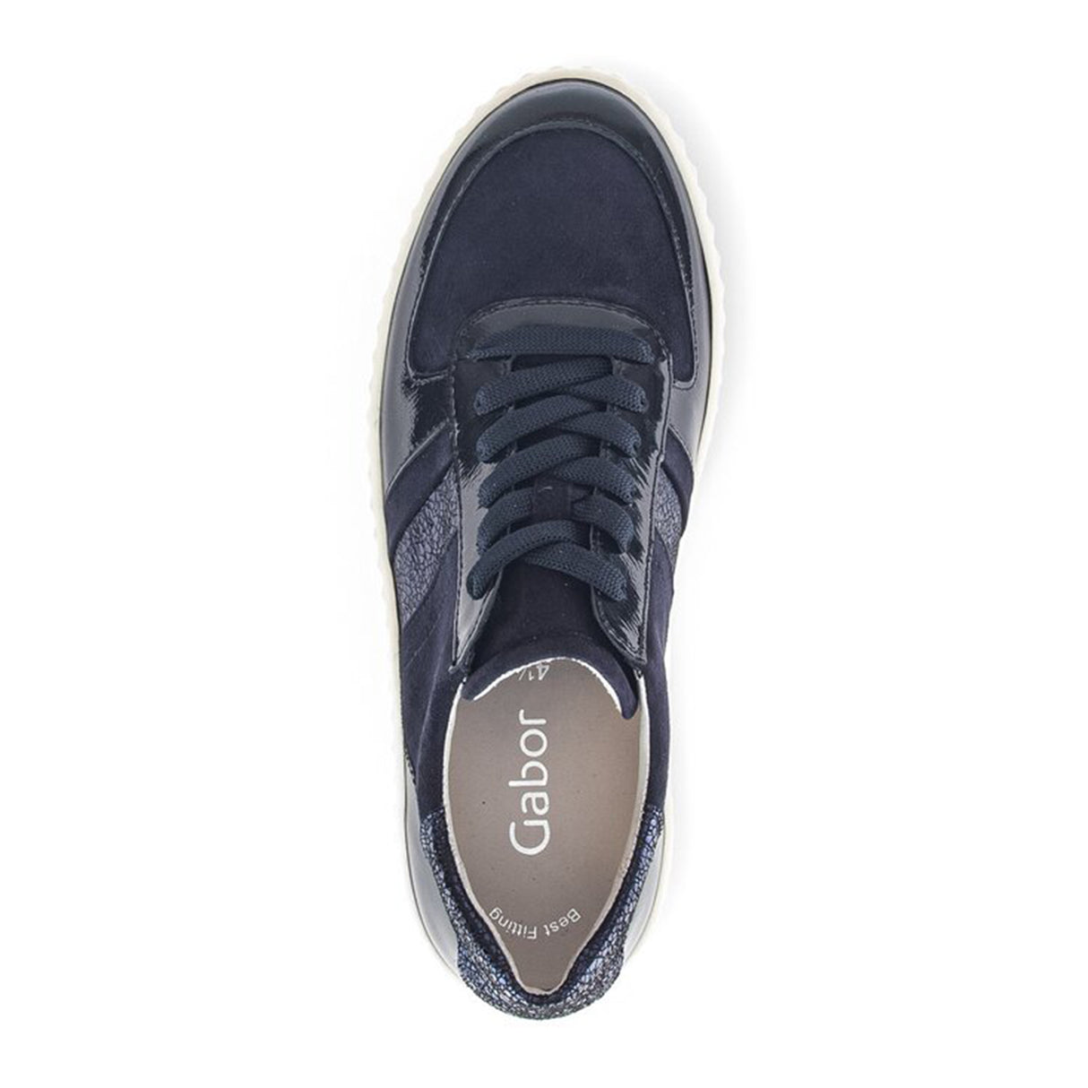 Gabor 203 Vesta Sneaker (Women) - City/Black Athletic - Casual - Lace Up - The Heel Shoe Fitters