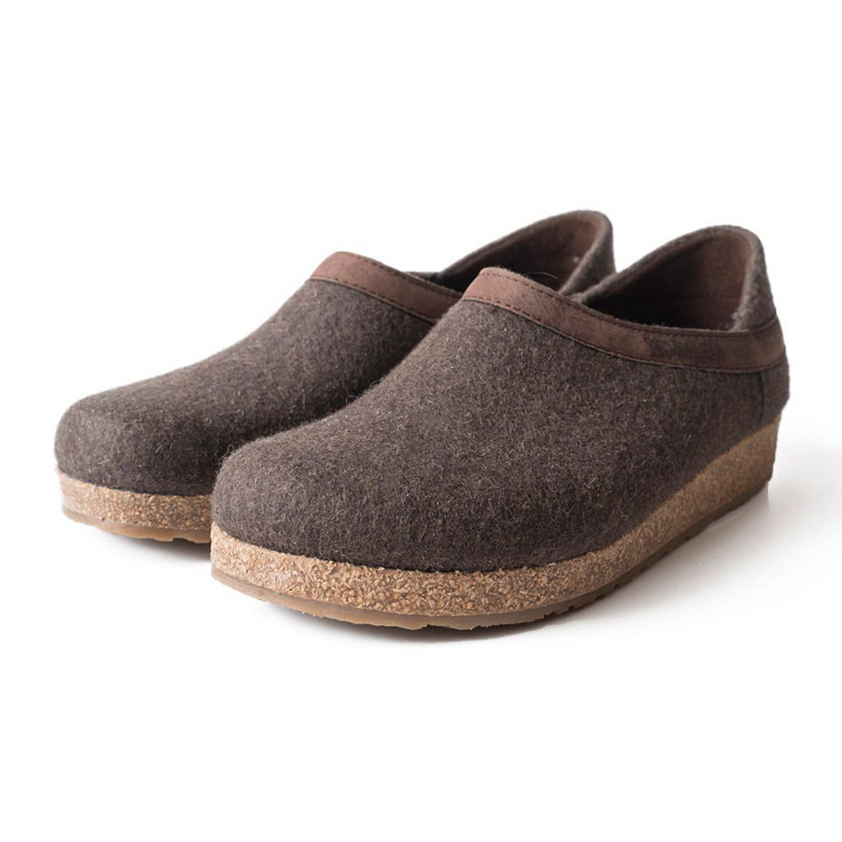 Haflinger GZH Clog (Unisex) - Smokey Brown Dress-Casual - Clogs & Mules - The Heel Shoe Fitters