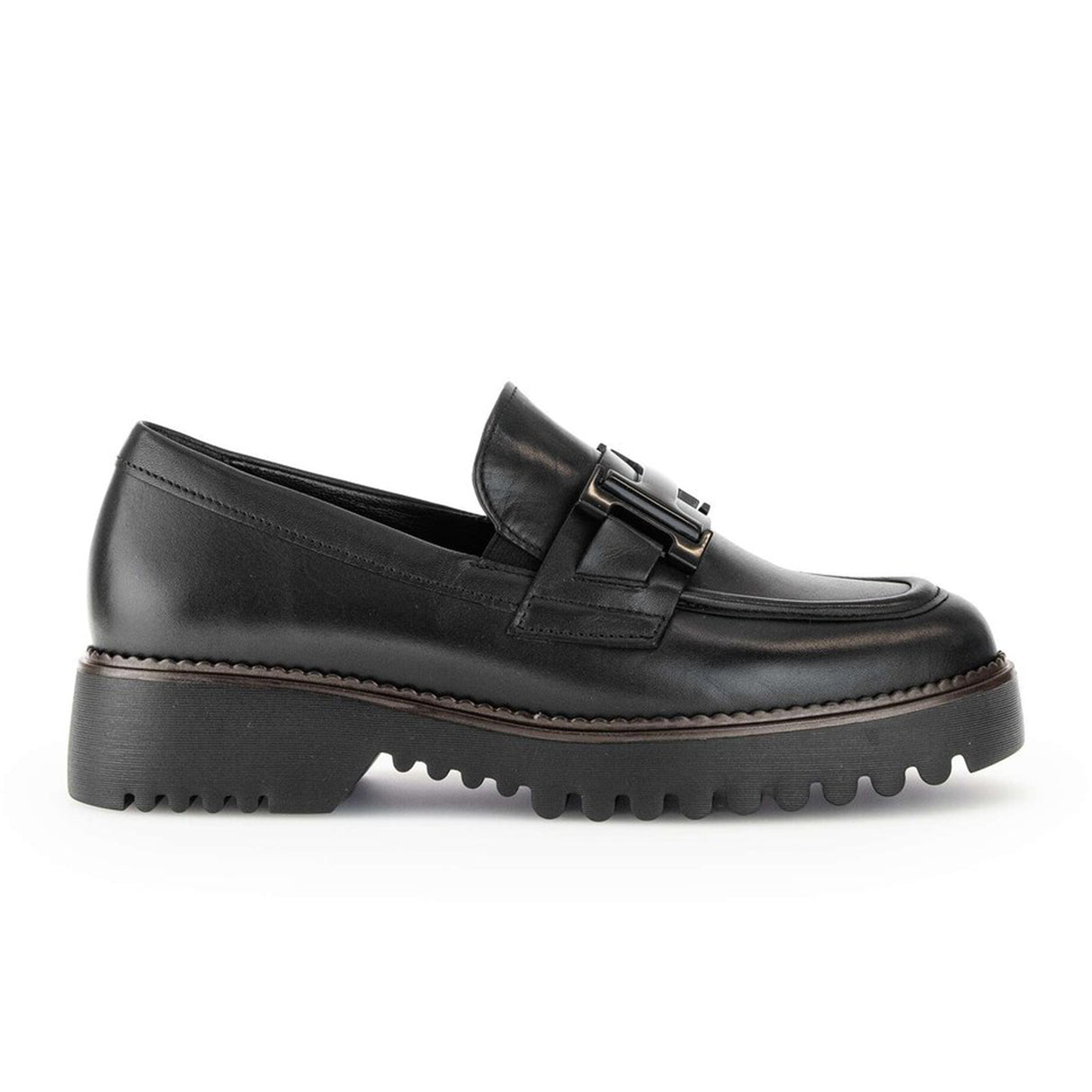Gabor 452 City Loafer (Women) - Schwarz Dress-Casual - Loafers - The Heel Shoe Fitters