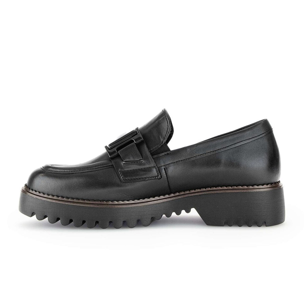 Gabor 452 City Loafer (Women) - Schwarz Dress-Casual - Loafers - The Heel Shoe Fitters