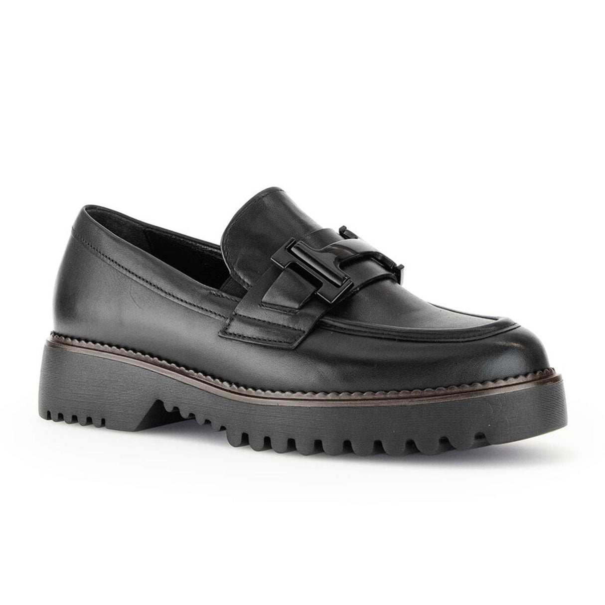 Gabor 452 City Loafer (Women) - Schwarz Dress-Casual - Loafers - The Heel Shoe Fitters