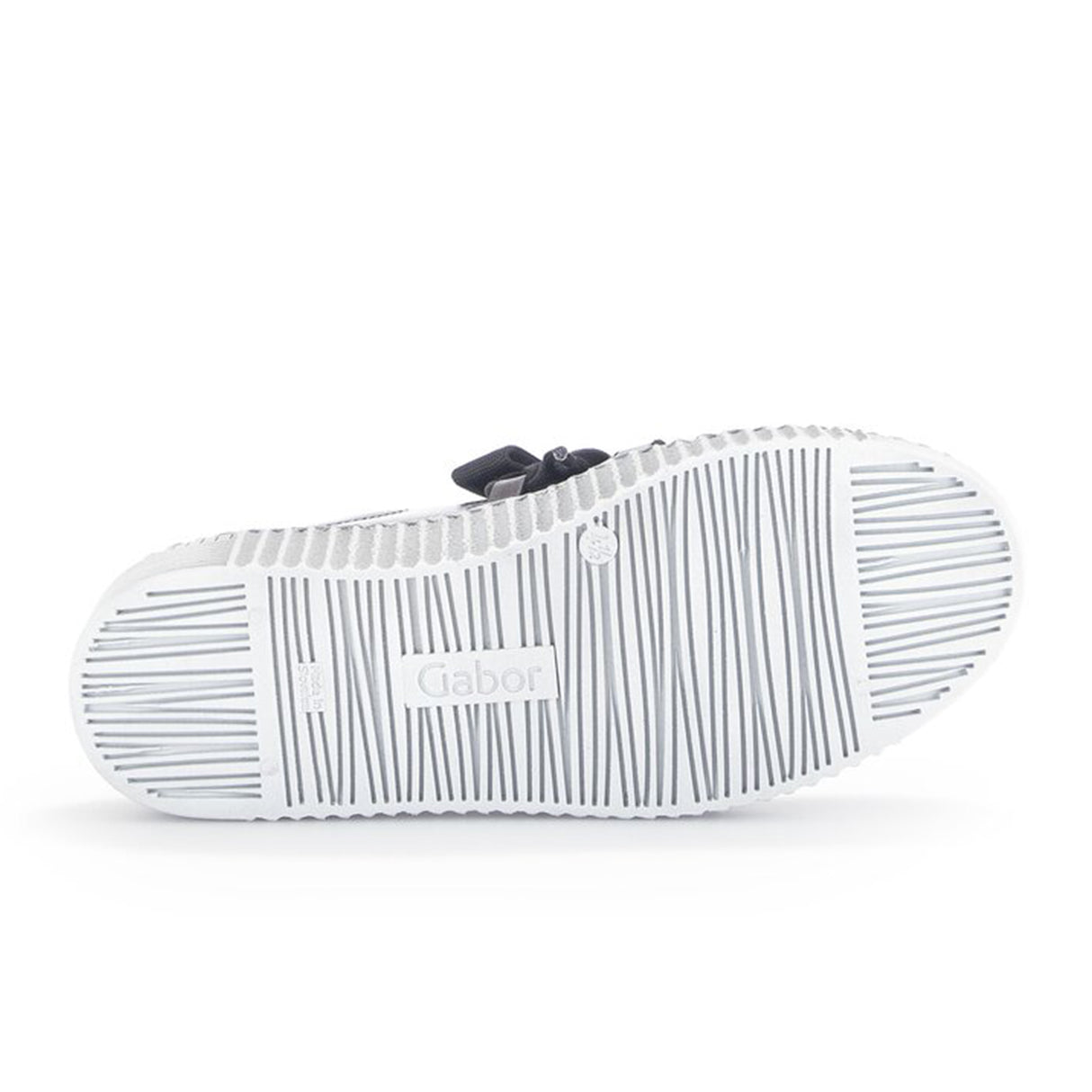 Gabor 333 Bow Sneaker (Women) - Nuvola Lack/Pearl/Anthracite Athletic - Casual - Lace Up - The Heel Shoe Fitters