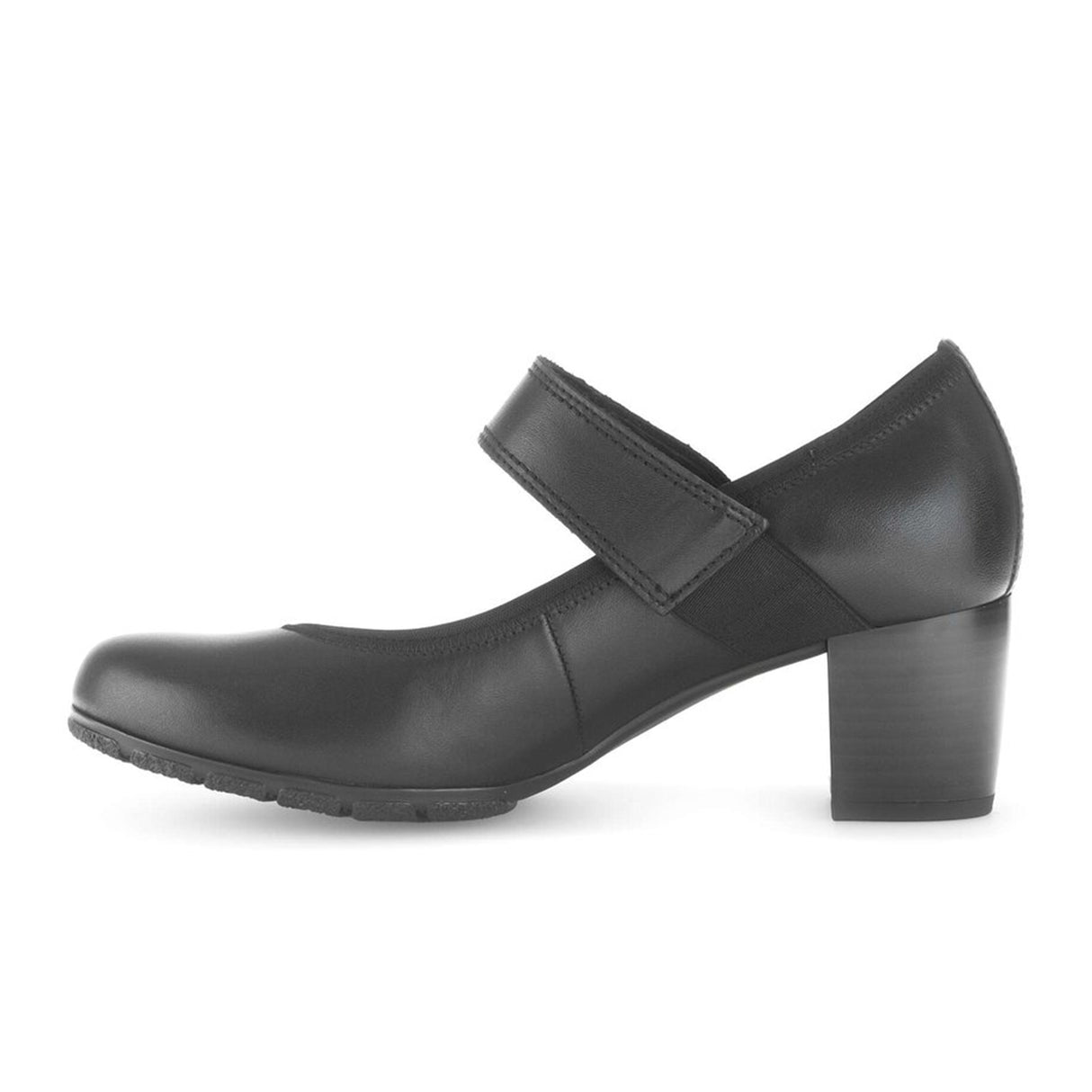 Gabor 483 Heeled Mary Jane (Women) - Schwarz Dress-Casual - Heels - The Heel Shoe Fitters