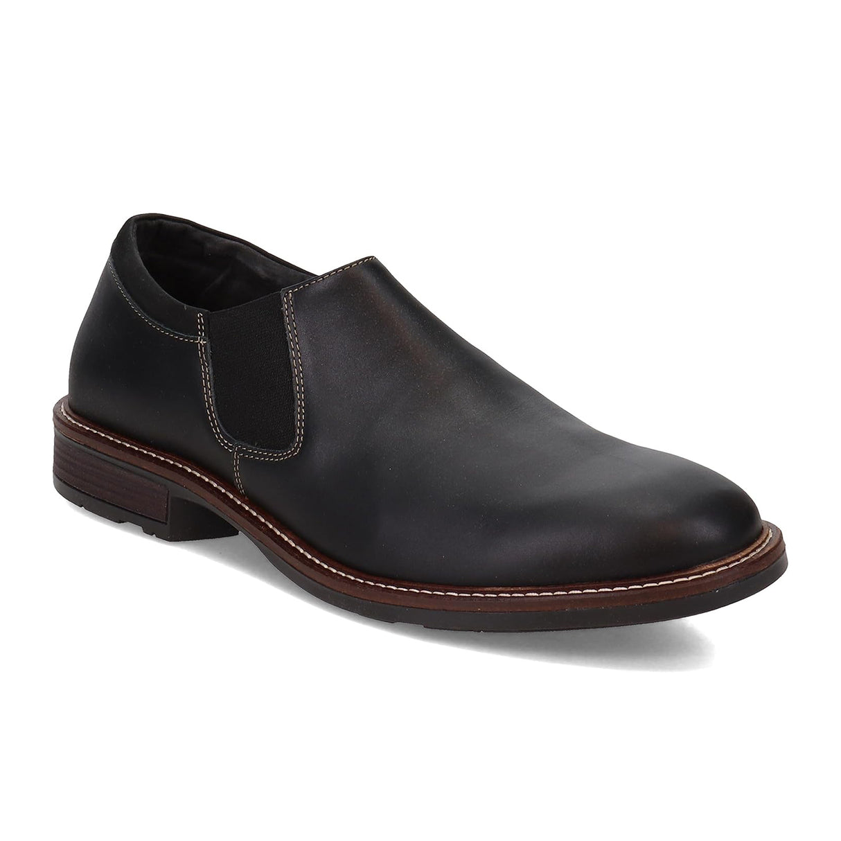 Naot Director Slip On (Men) - Black Raven Dress-Casual - Oxford - The Heel Shoe Fitters