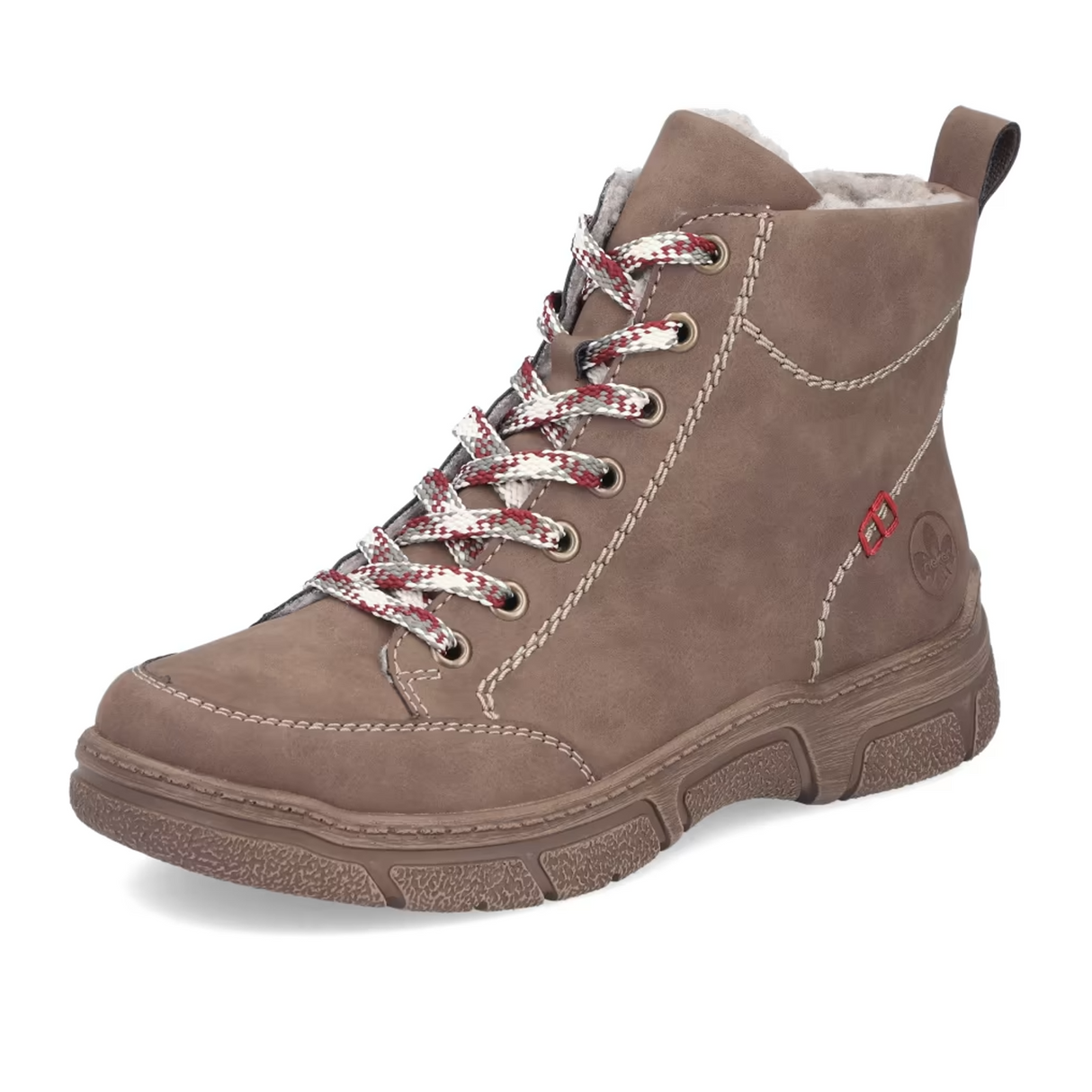 Rieker Debi 72320-24 Boot (Women) - Wood/Morelia Boots - Casual - Low - The Heel Shoe Fitters