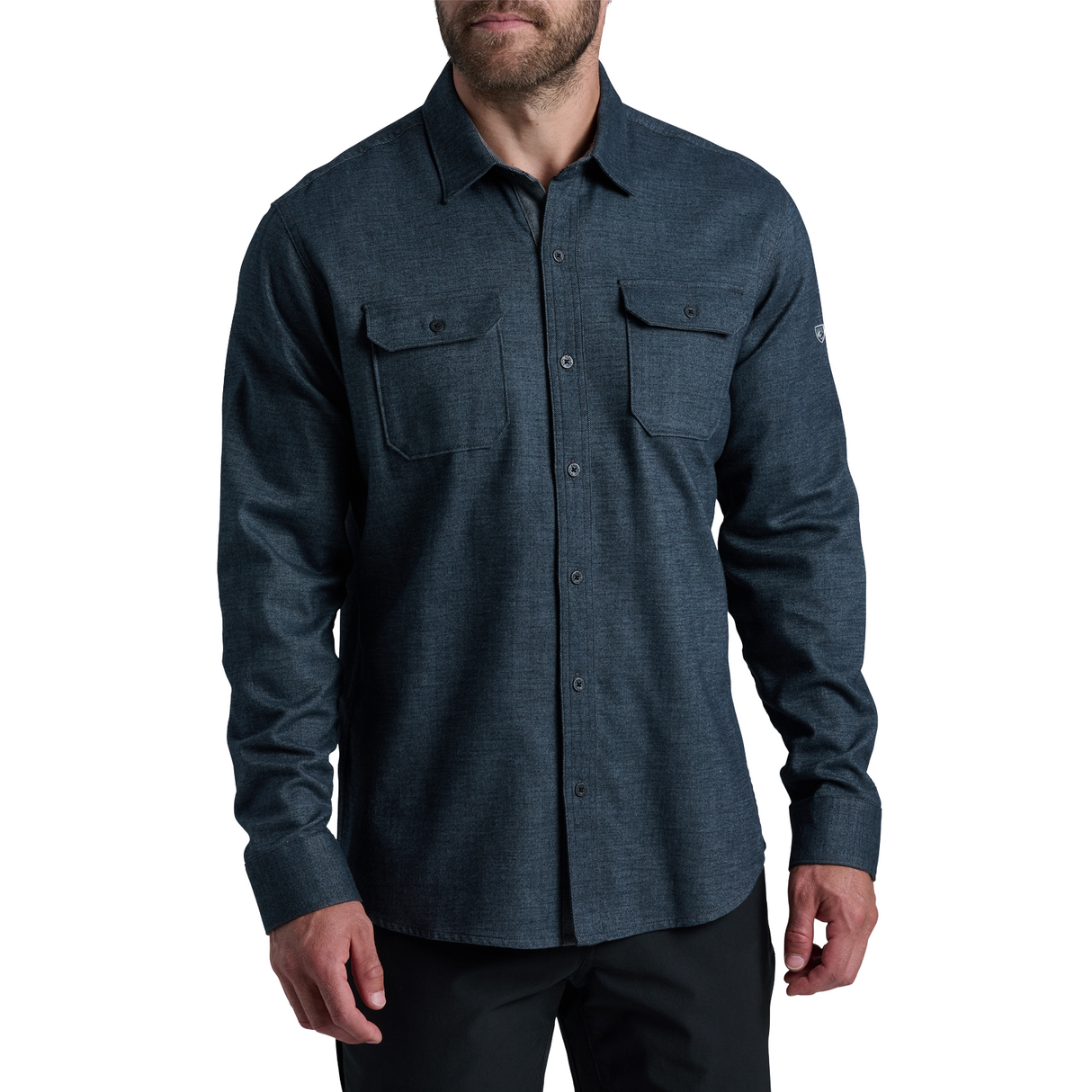 Kuhl Descendr Flannel (Men) - Deep Abyss Apparel - Top - Long Sleeve - The Heel Shoe Fitters