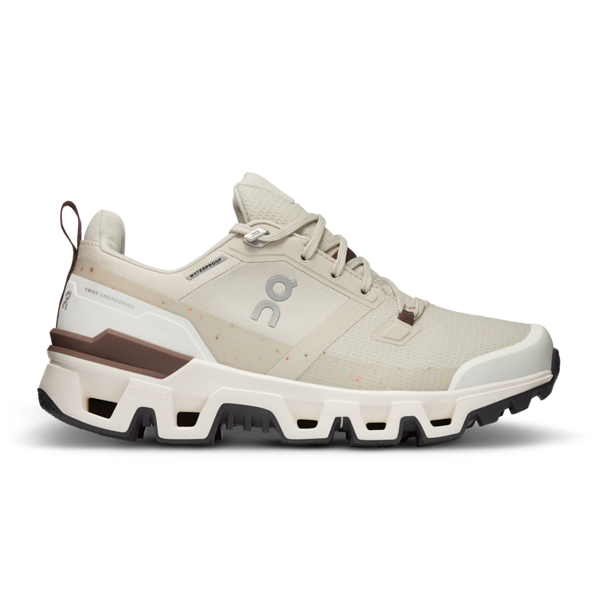On Running Cloudwander Waterproof Running Shoe (Women) - Sand/Ivory Athletic - Running - The Heel Shoe Fitters
