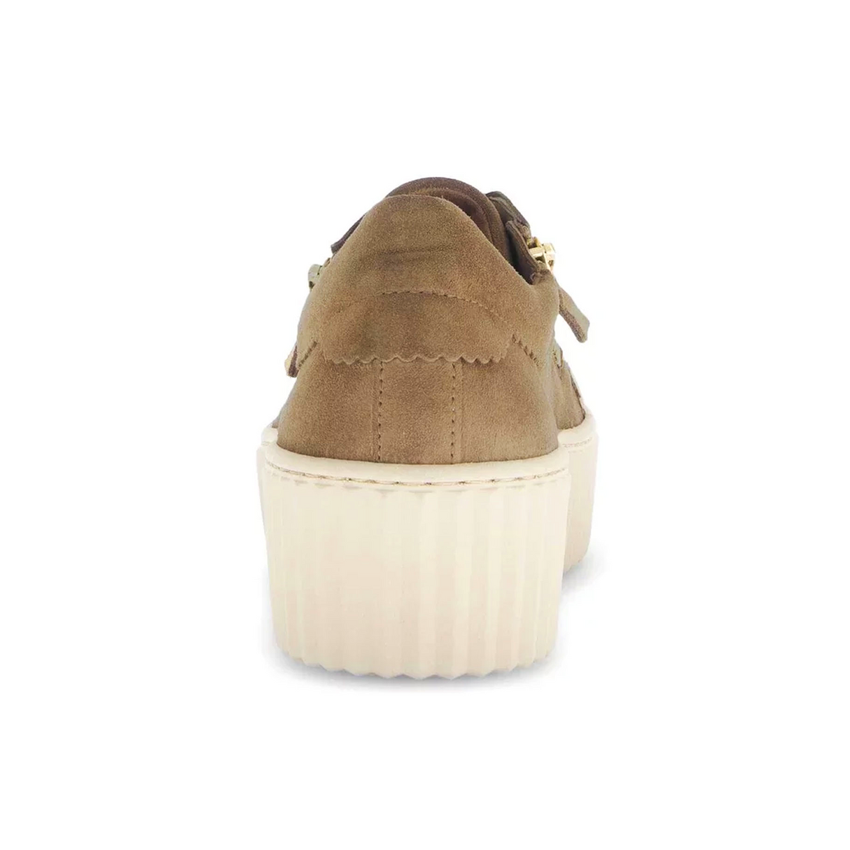 Gabor 200 Double Zip Platform Sneaker (Women) - Dreamvelour/Lion Athletic - Casual - Lace Up - The Heel Shoe Fitters