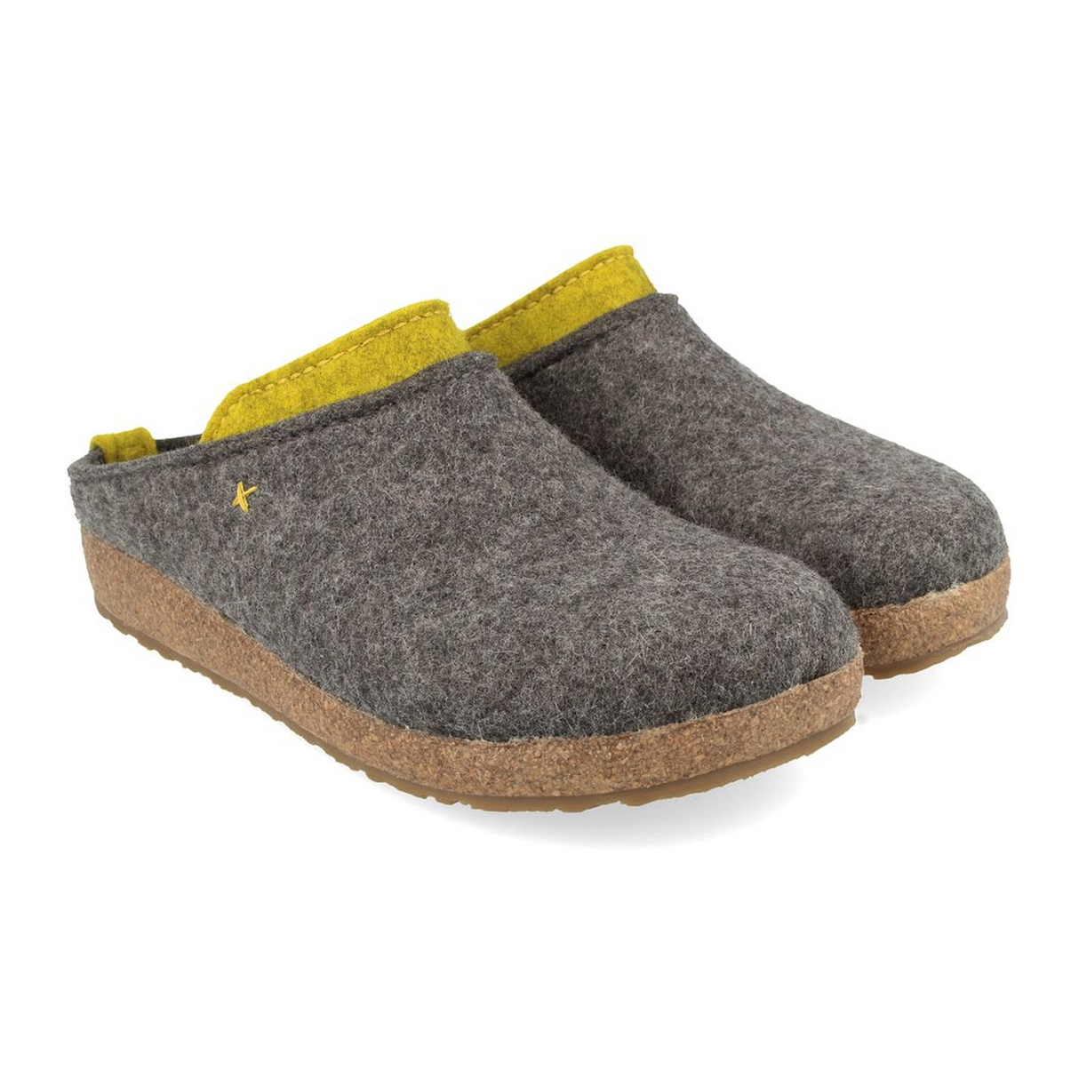 Haflinger Speed Clog (Women) - Grey Dress-Casual - Clogs & Mules - The Heel Shoe Fitters