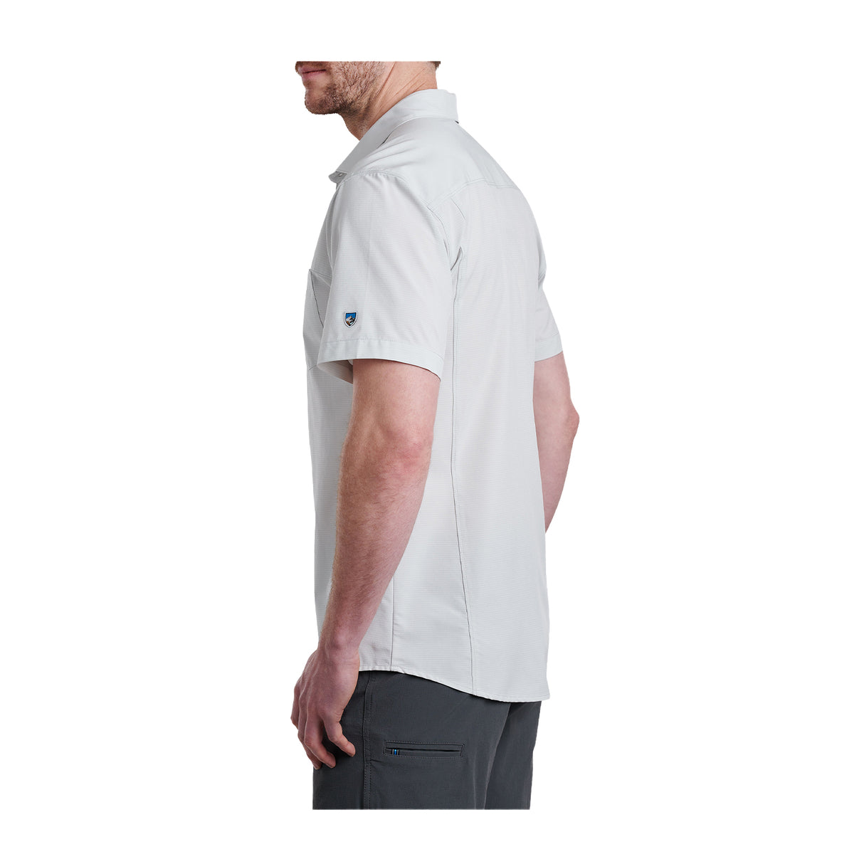 Kuhl Optimizr Short Sleeve Shirt (Men) - Overcast Apparel - Top - ShortSleeve - The Heel Shoe Fitters