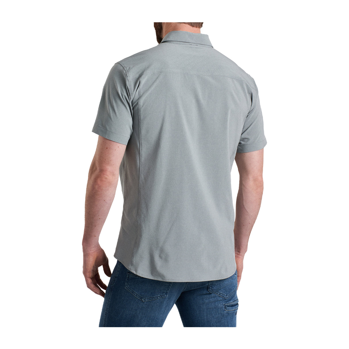 Kuhl Optimizr Short Sleeve Shirt (Men) - Slate Apparel - Top - ShortSleeve - The Heel Shoe Fitters