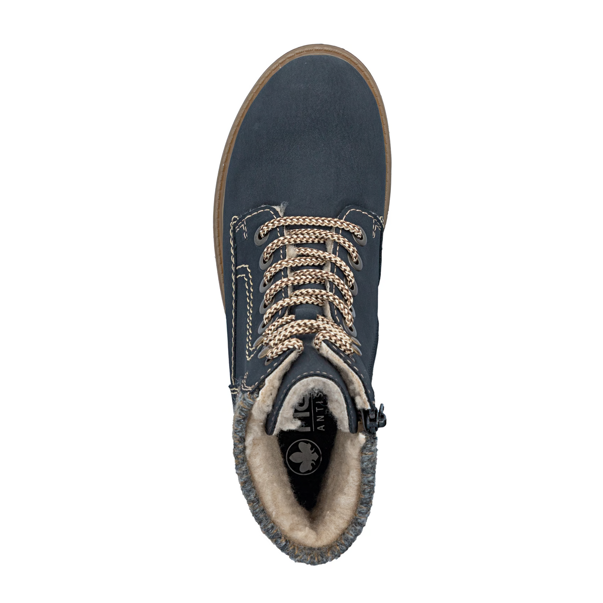 Rieker Sabrina 20 Lace Up Boot (Women) - Pazifik/Kastanie