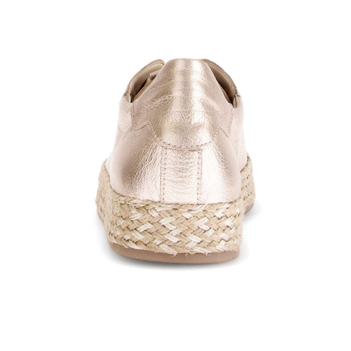 Gabor 270 Braided Jute Sneaker (Women) - Metal Cervo/Puder Athletic - Casual - Lace Up - The Heel Shoe Fitters