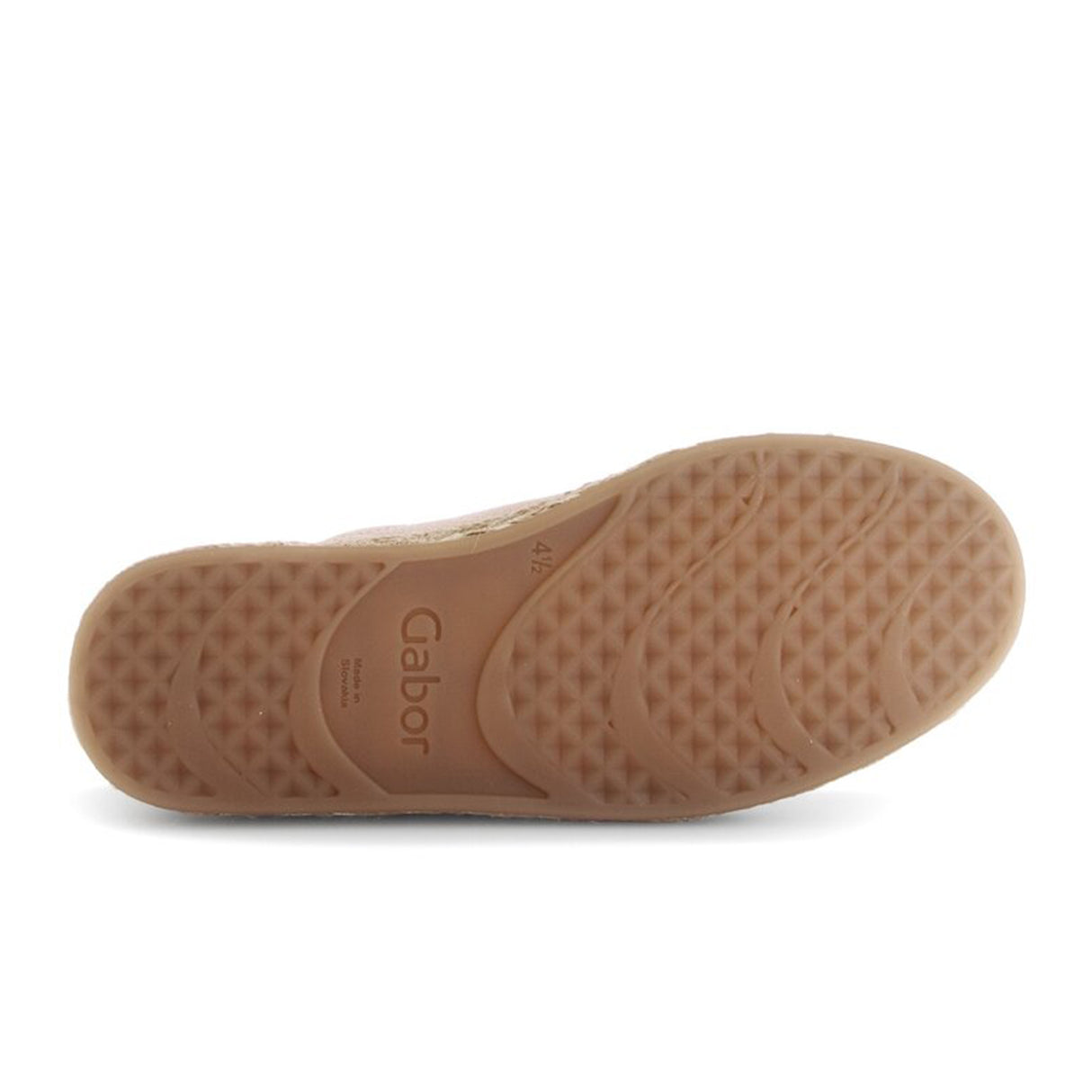 Gabor 270 Braided Jute Sneaker (Women) - Metal Cervo/Puder Athletic - Casual - Lace Up - The Heel Shoe Fitters