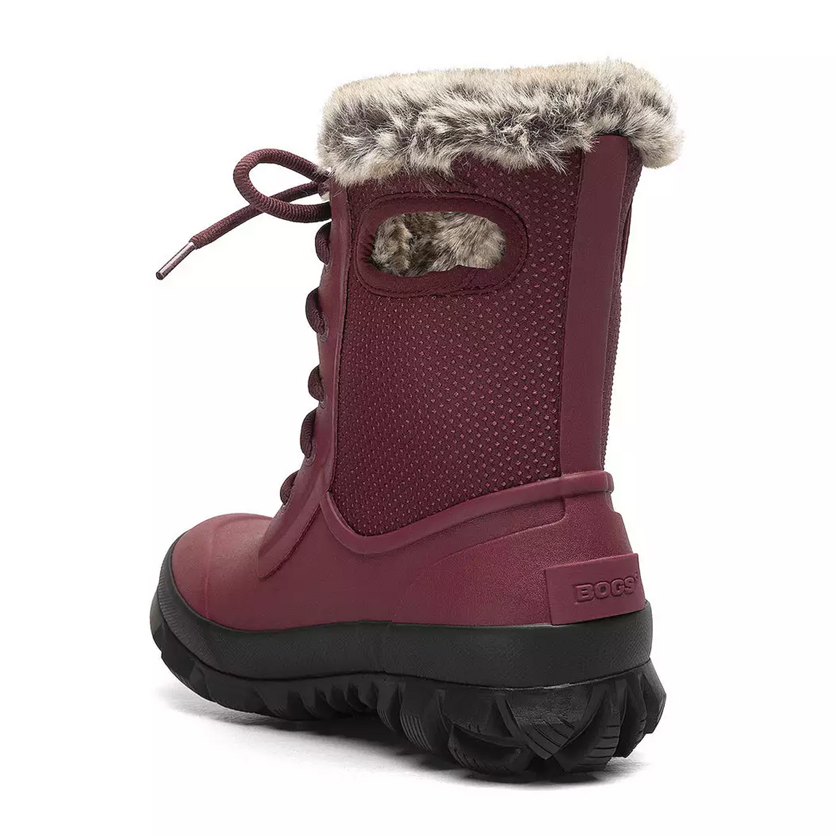 Bogs Arcata Dots Mid Winter Boot (Women) - Oxblood Boots - Winter - Mid - The Heel Shoe Fitters