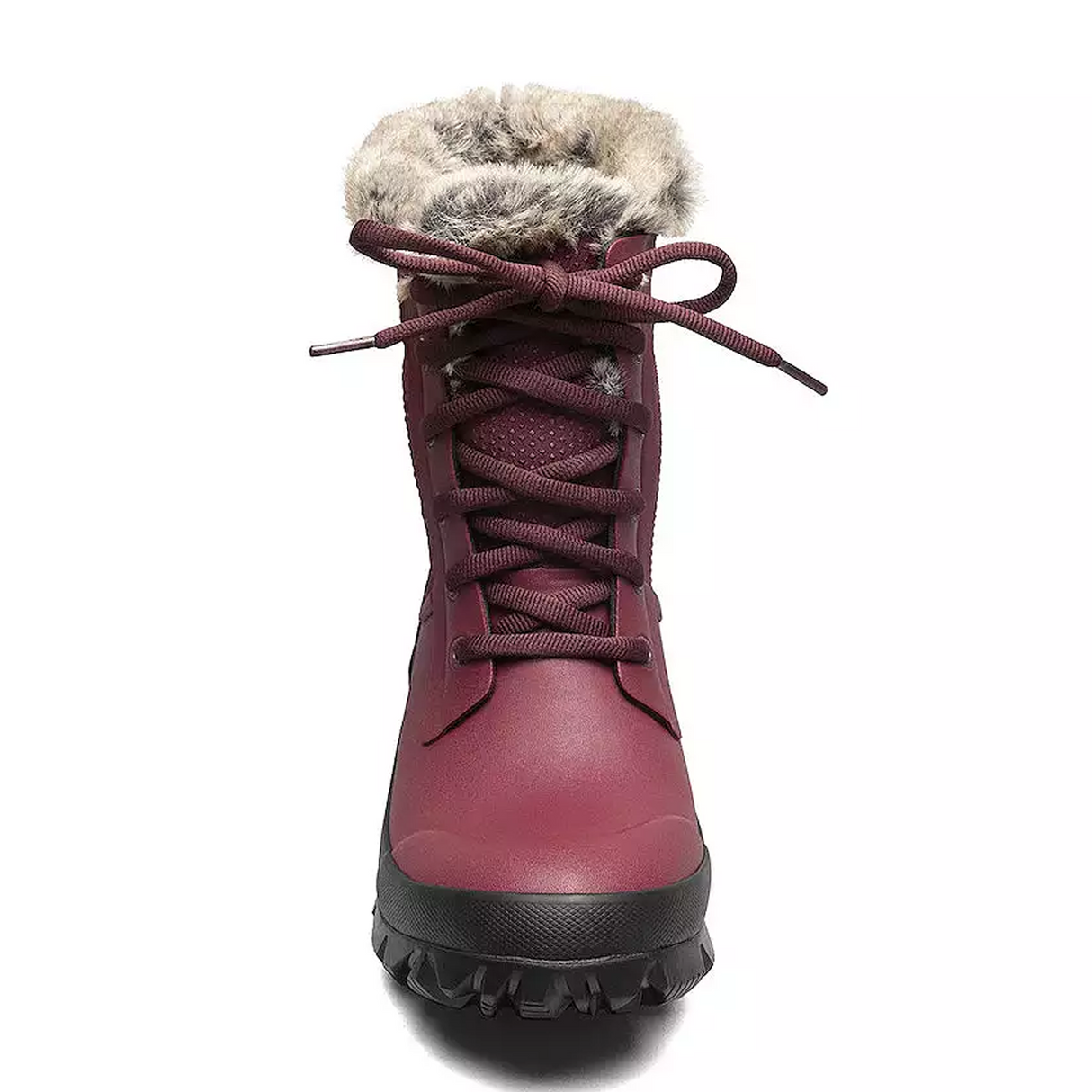 Bogs Arcata Dots Mid Winter Boot (Women) - Oxblood Boots - Winter - Mid - The Heel Shoe Fitters
