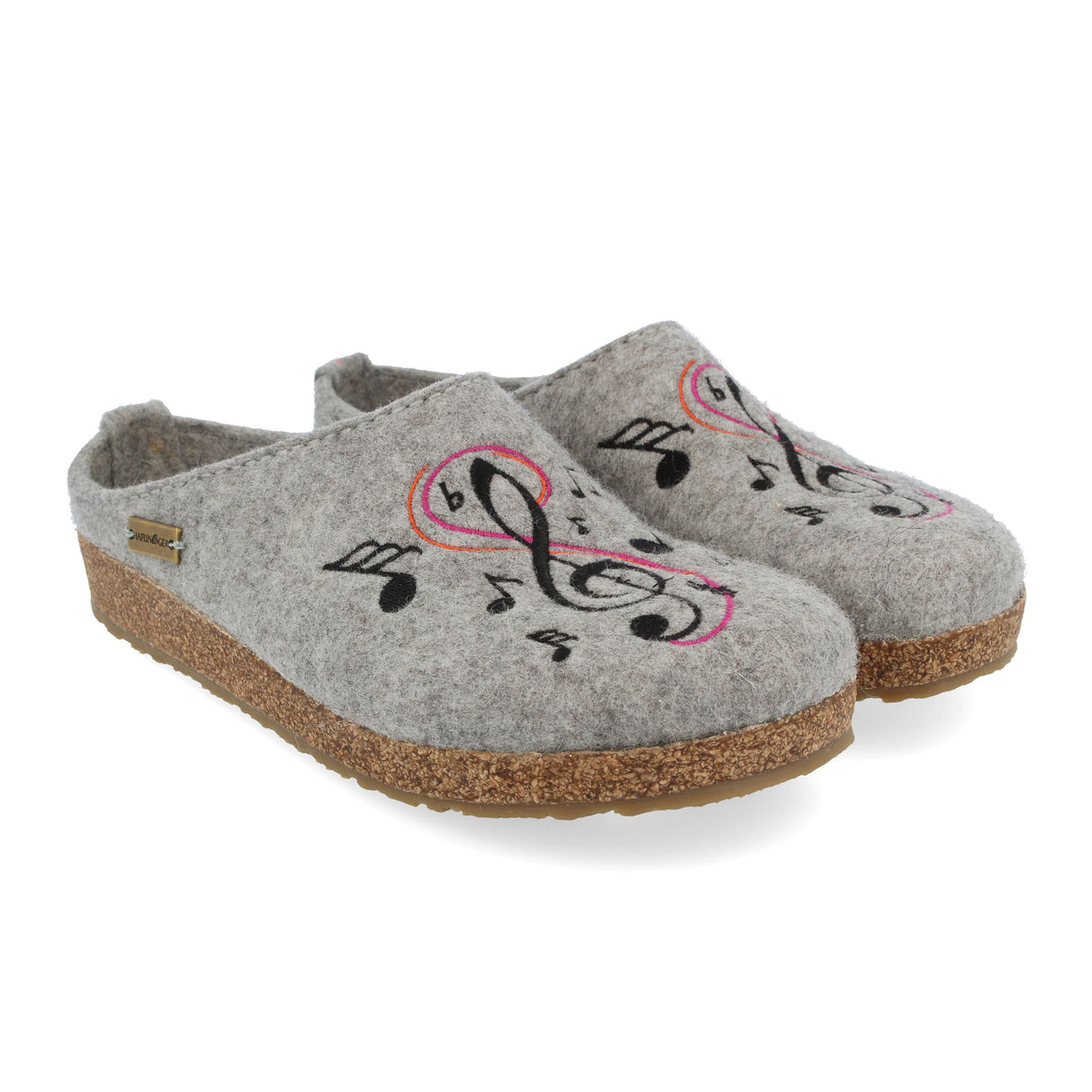 Haflinger Melodie Clog (Women) - Silver Grey Dress-Casual - Clogs & Mules - The Heel Shoe Fitters
