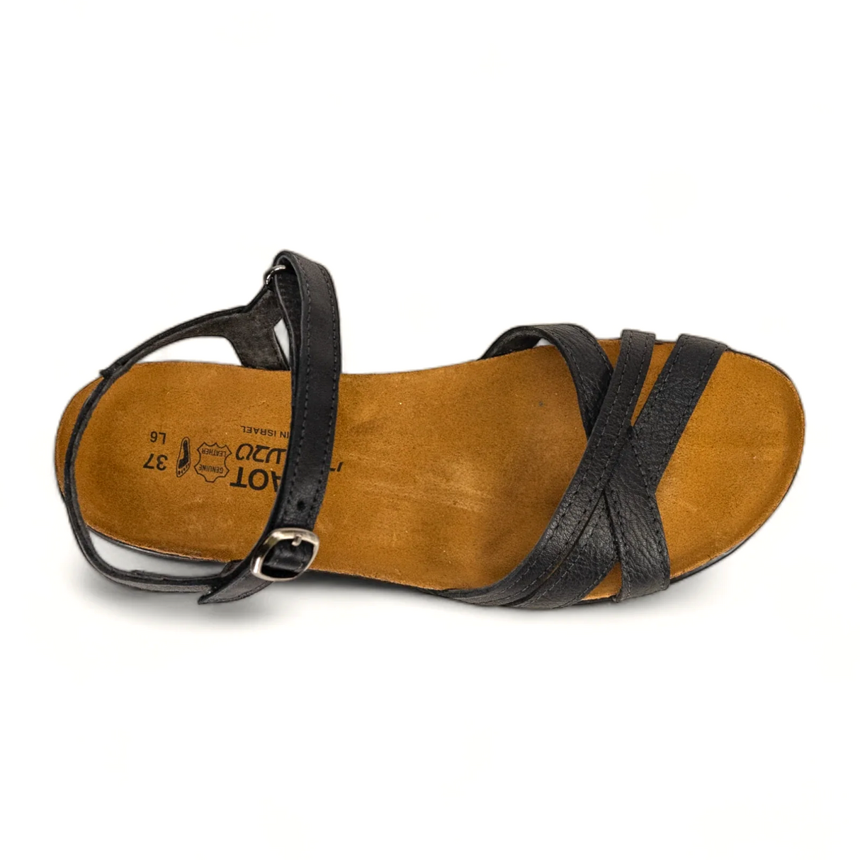 Naot Patricia Backstrap Sandal (Women) - Soft Black Leather Sandal - Backstrap - The Heel Shoe Fitters
