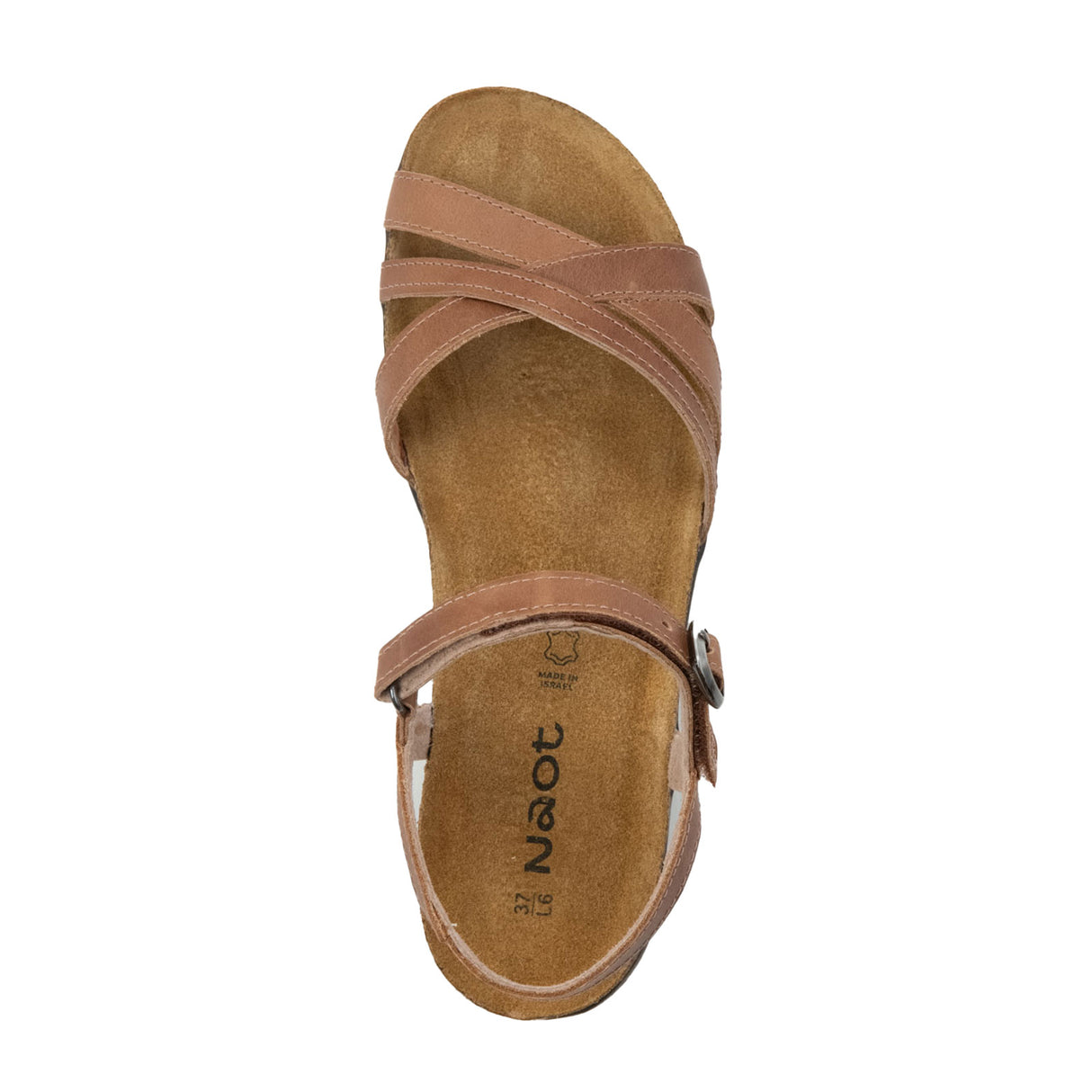 Naot Patricia Backstrap Sandal (Women) - Latte Brown Leather Sandal - Backstrap - The Heel Shoe Fitters