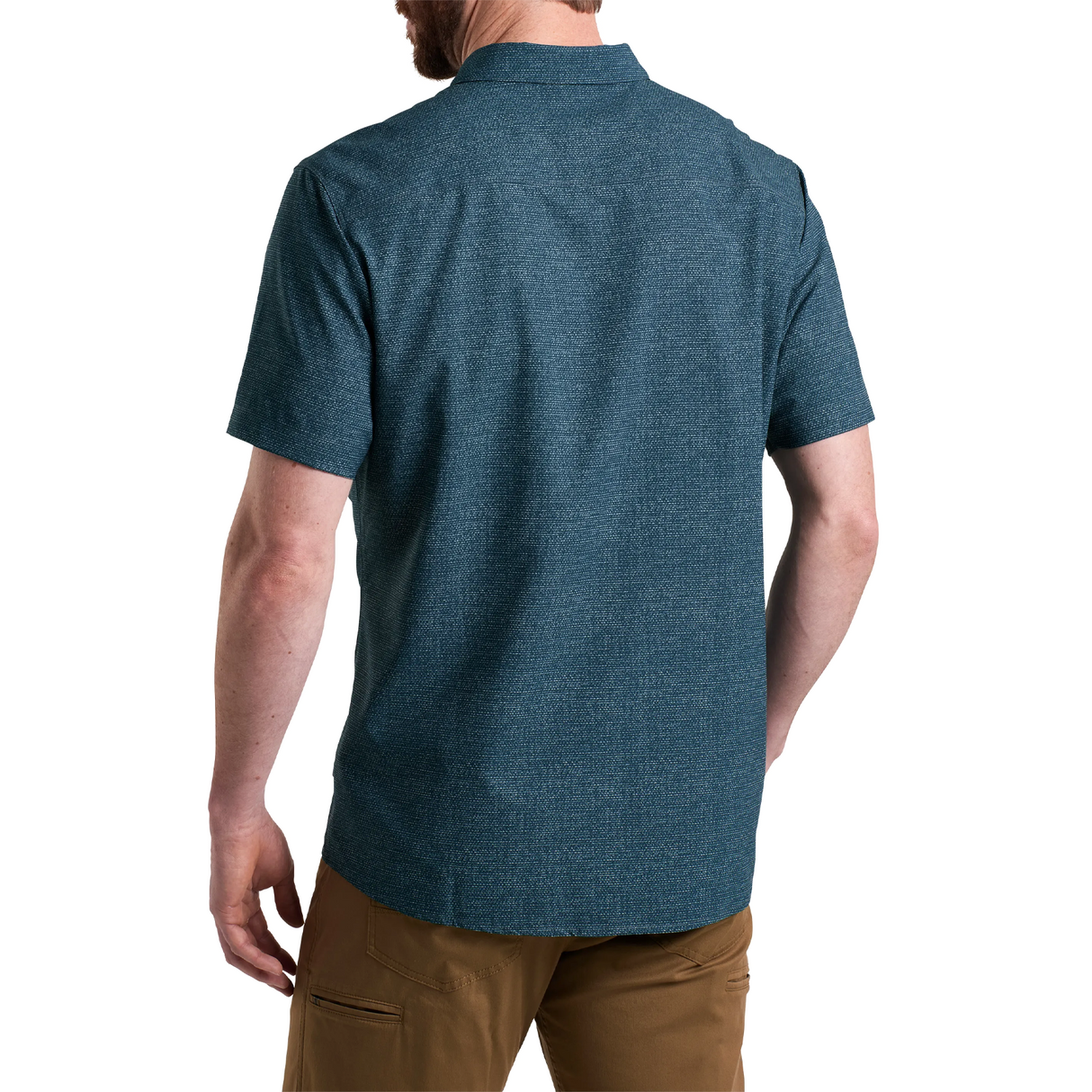 Kuhl Persuadr Short Sleeve Shirt (Men) - Midnight Apparel - Top - ShortSleeve - The Heel Shoe Fitters