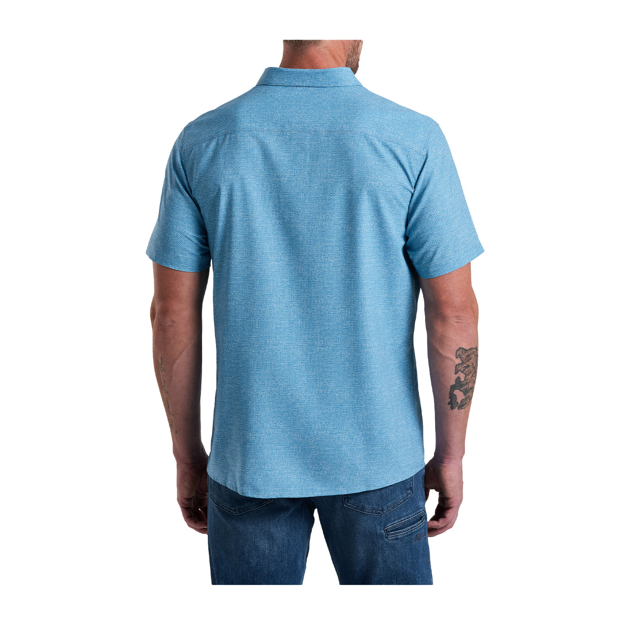 Kuhl Persuadr Short Sleeve Shirt (Men) - Blue Chalk Apparel - Top - ShortSleeve - The Heel Shoe Fitters