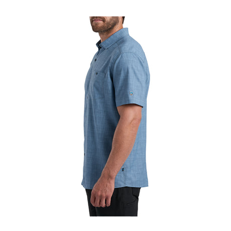 Kuhl Persuadr Short Sleeve Shirt (Men) - Blue Jay