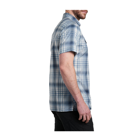 Kuhl Response Short Sleeve Shirt (Men) - Sail Blue Apparel - Top - Short Sleeve - The Heel Shoe Fitters