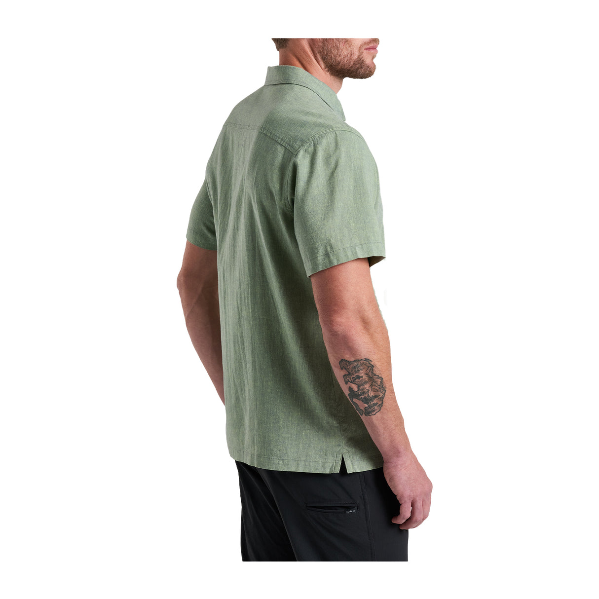Kuhl Getaway Short Sleeve Shirt (Men) - Citrus Green Apparel - Top - ShortSleeve - The Heel Shoe Fitters