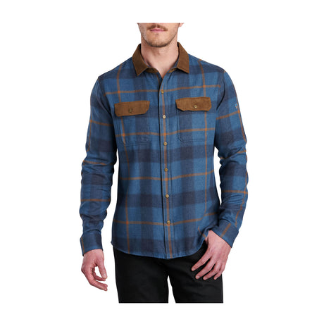 Kuhl Khaos Flannel Shirt (Men) - Blue Copper Apparel - Top - Long Sleeve - The Heel Shoe Fitters