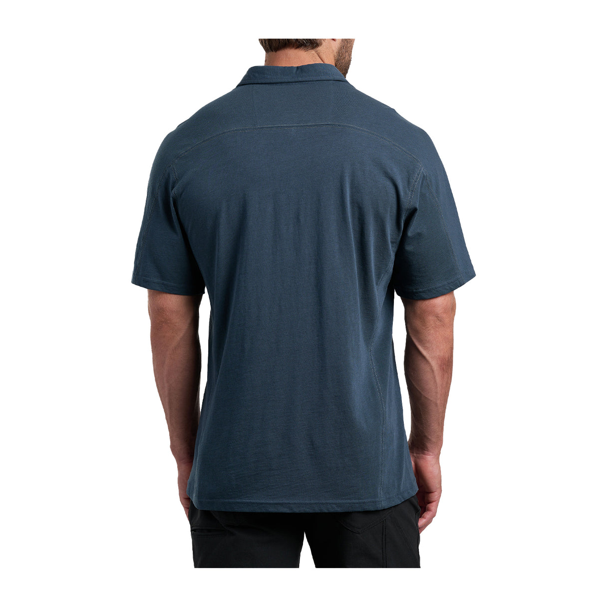 Kuhl Brazen Kuhldry Polo (Men) - Pirate Blue Apparel - Top - ShortSleeve - The Heel Shoe Fitters