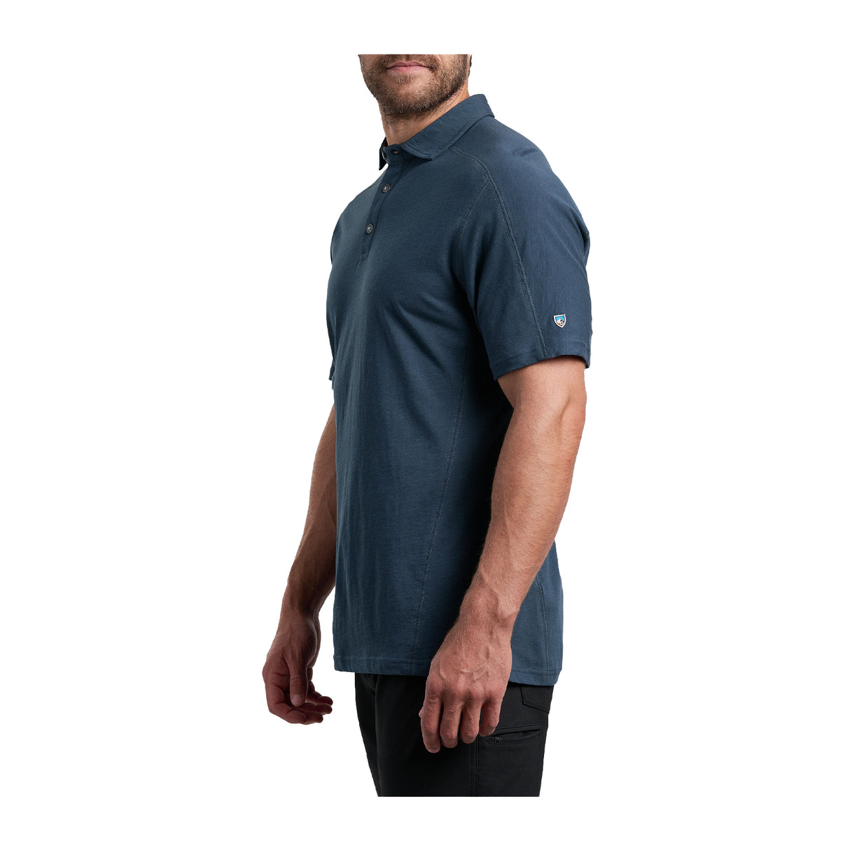 Kuhl Brazen Kuhldry Polo (Men) - Pirate Blue Apparel - Top - ShortSleeve - The Heel Shoe Fitters