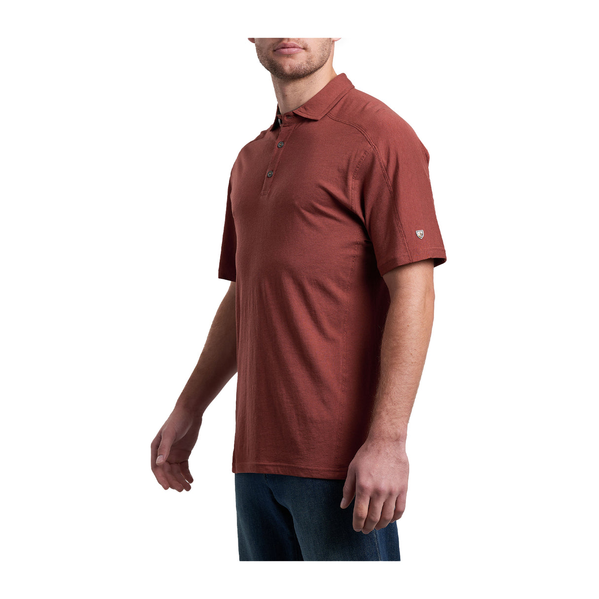 Kuhl Brazen Kuhldry Polo (Men) - Sundried Tomato Apparel - Top - ShortSleeve - The Heel Shoe Fitters