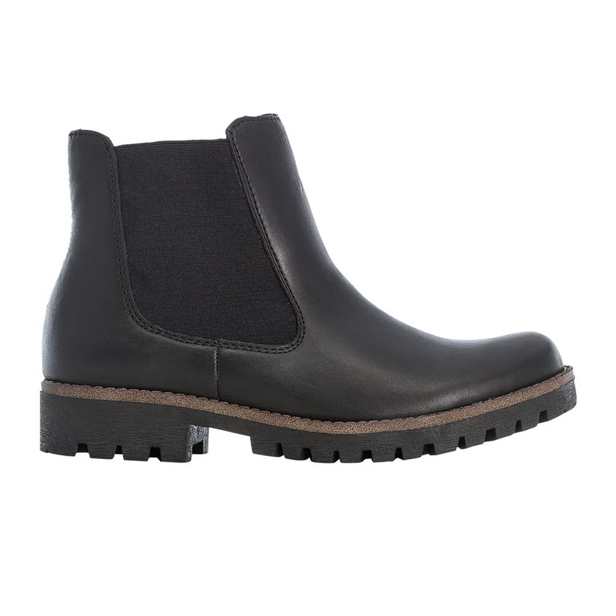 Rieker Payton 78570-00 Chelsea Boot (Women) - Black Boots - Casual - Mid - The Heel Shoe Fitters