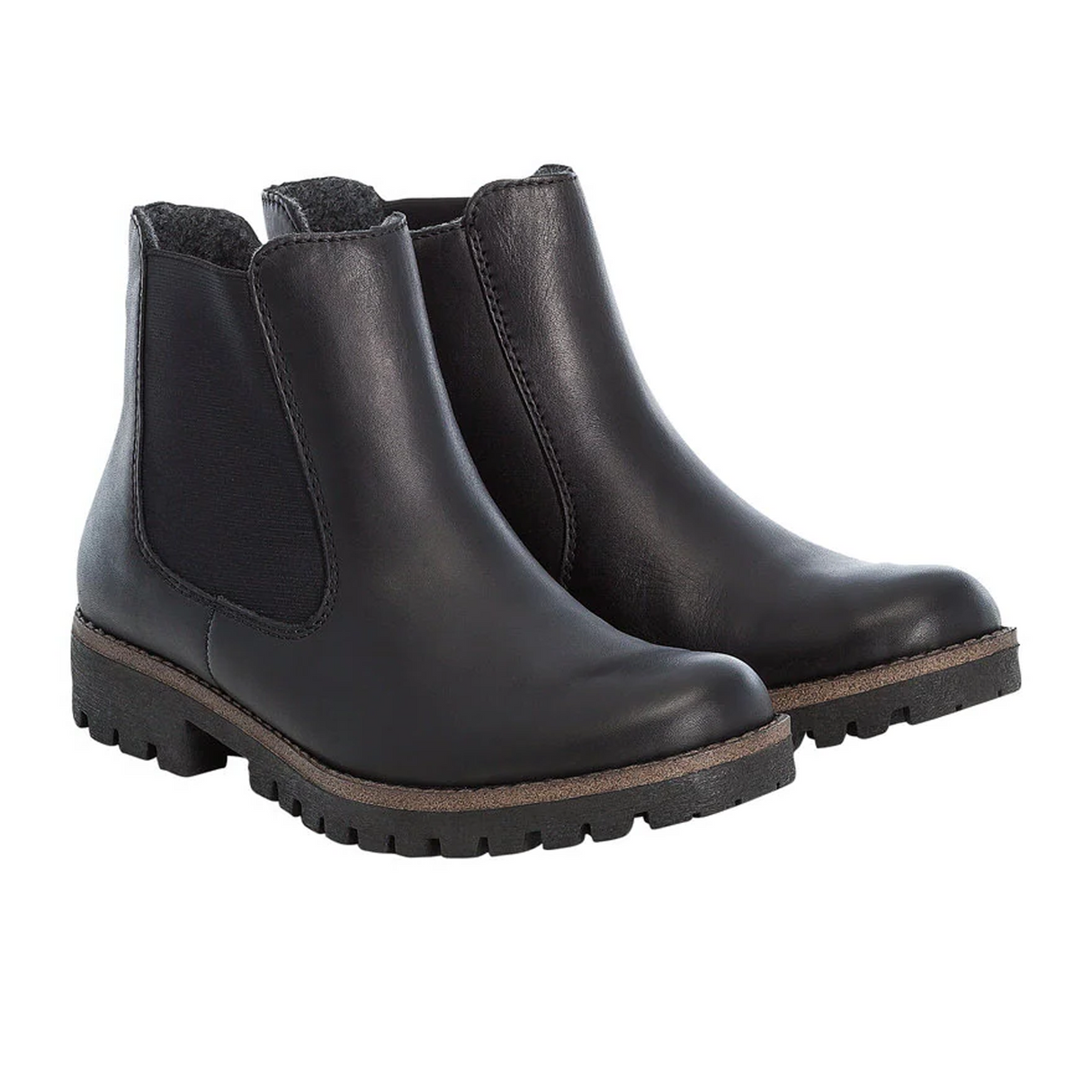 Rieker Payton 78570-00 Chelsea Boot (Women) - Black Boots - Casual - Mid - The Heel Shoe Fitters