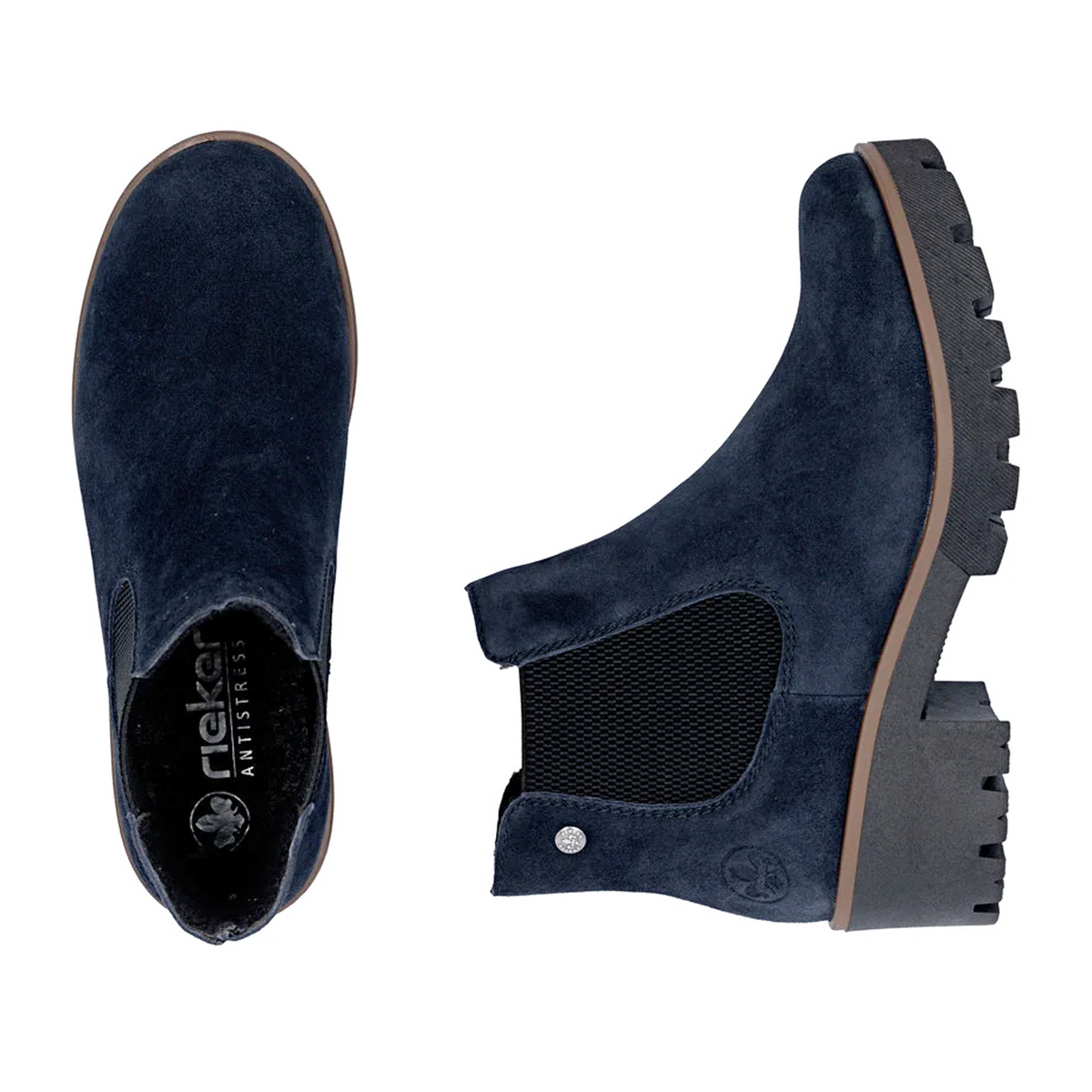 Rieker Amalia 79265 Chelsea Boot (Women) - Mare/Schwarz