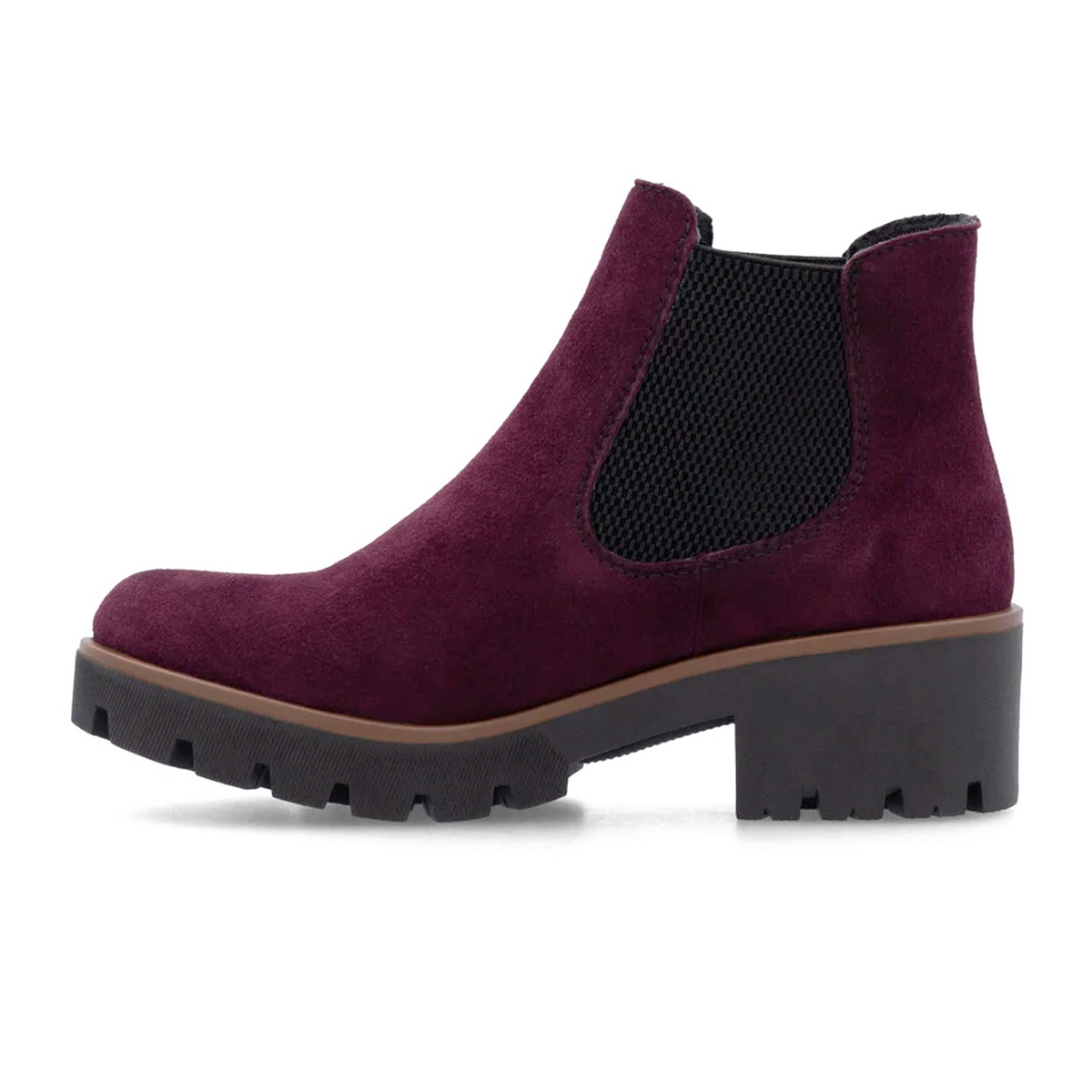 Rieker Amalia 79265 Chelsea Boot (Women) - Brombeer/Schwarz