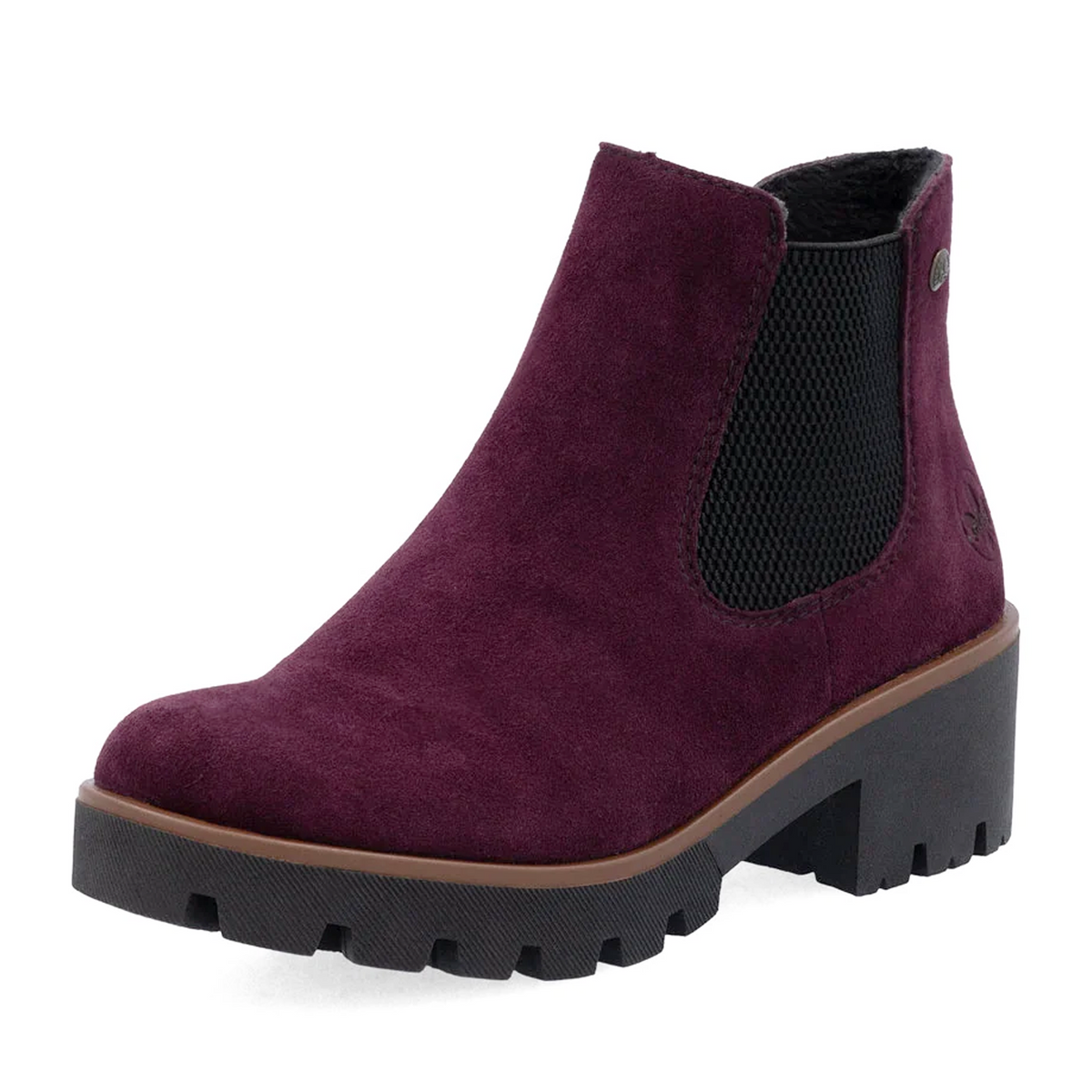 Rieker Amalia 79265 Chelsea Boot (Women) - Brombeer/Schwarz