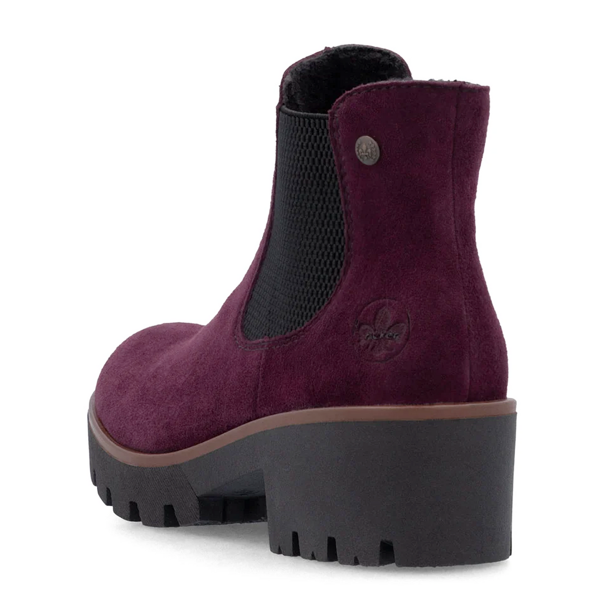 Rieker Amalia 79265 Chelsea Boot (Women) - Brombeer/Schwarz