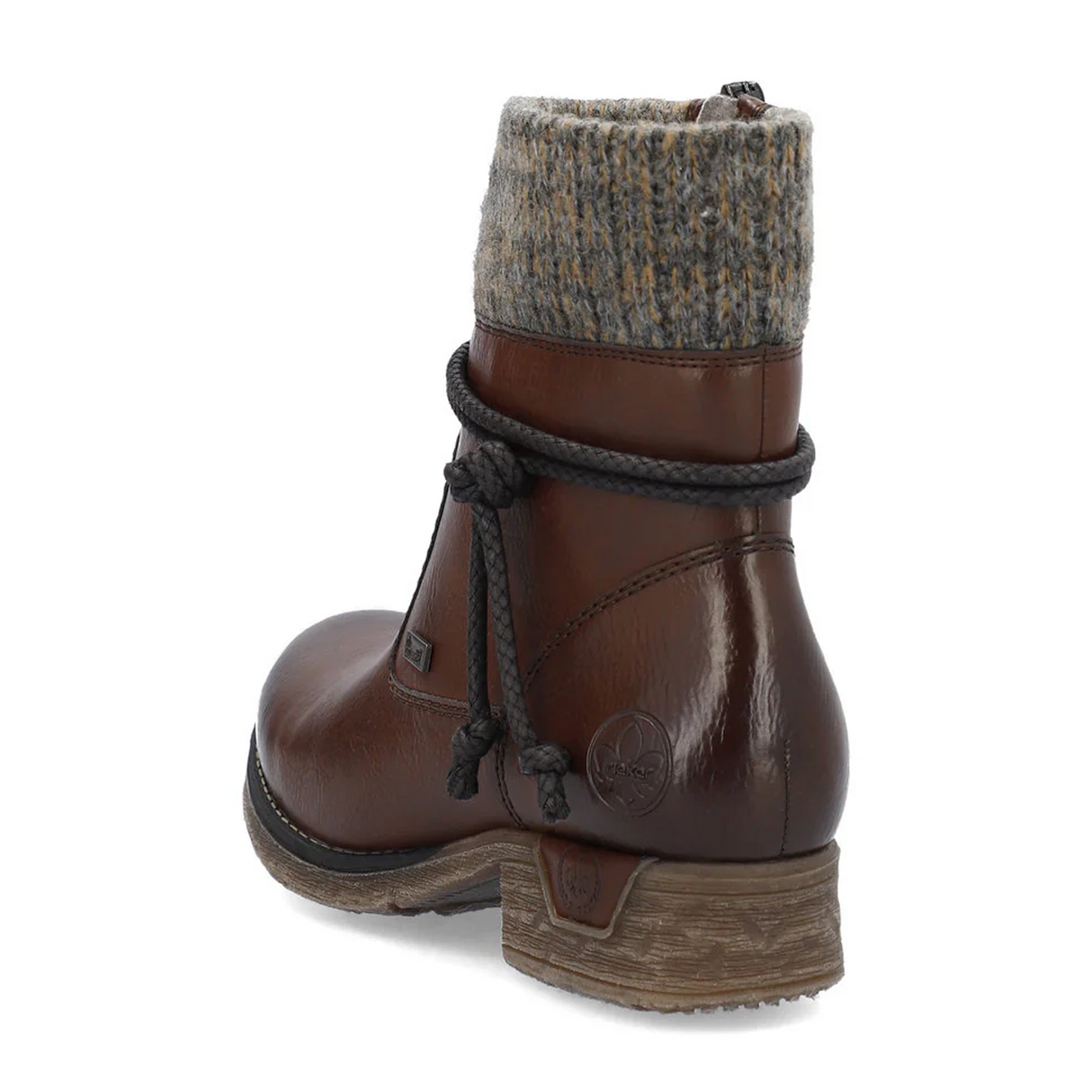 Rieker Fee 79688-25 Ankle Boot (Women) - Brown Boots - Casual - Mid - The Heel Shoe Fitters