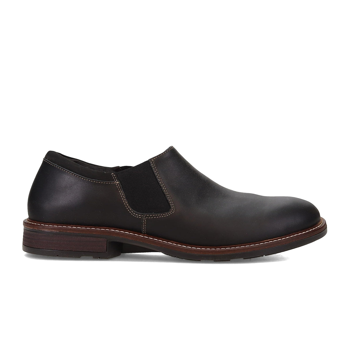 Naot Director Slip On (Men) - Black Raven Dress-Casual - Oxford - The Heel Shoe Fitters