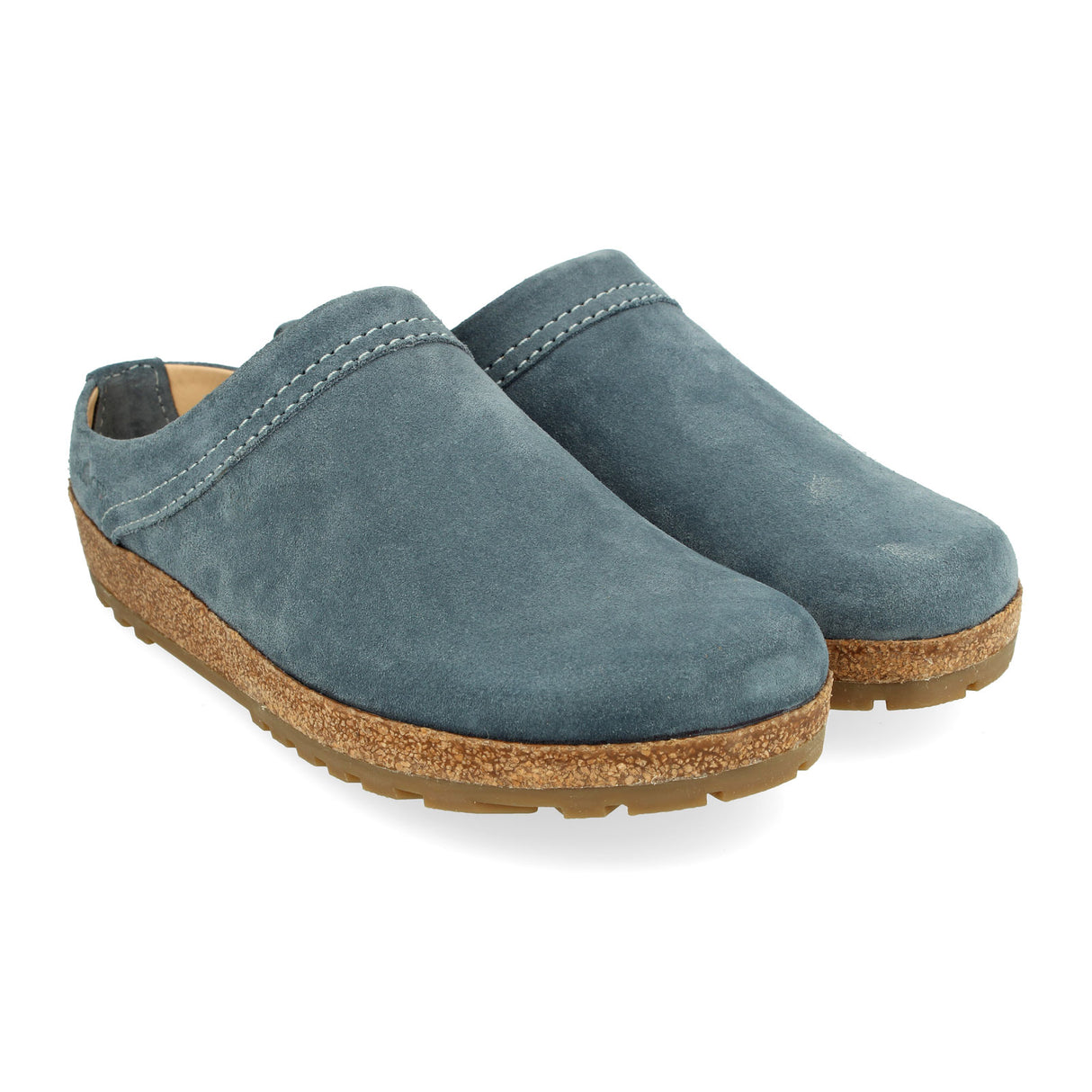 Haflinger Malmo Clog (Unisex) - Denim Leather Dress-Casual - Slipper - The Heel Shoe Fitters