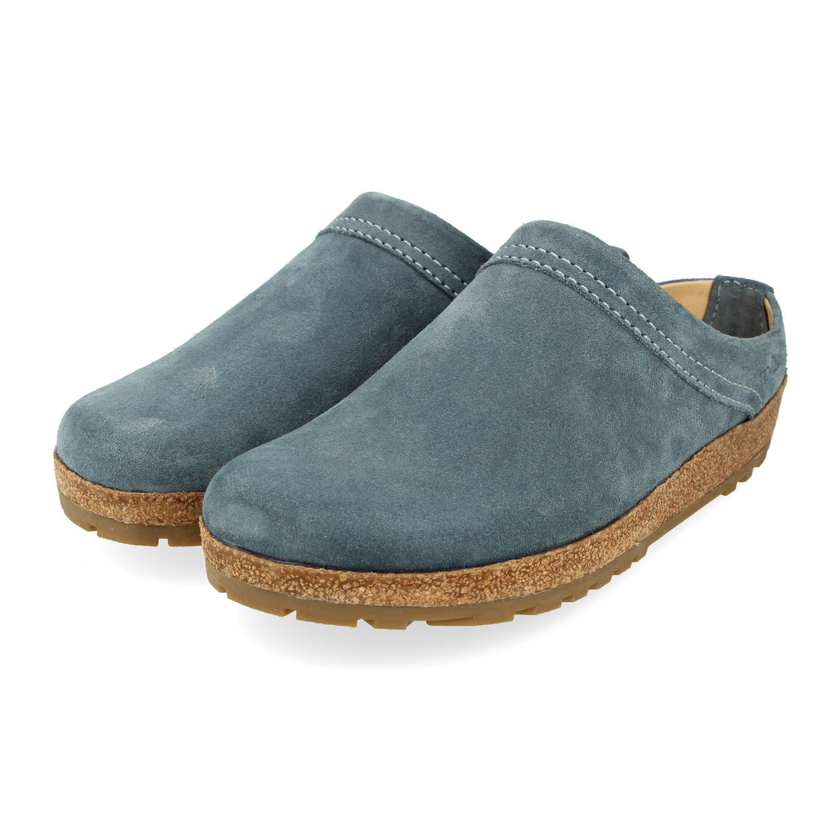 Haflinger Malmo Clog (Unisex) - Denim Leather Dress-Casual - Slipper - The Heel Shoe Fitters