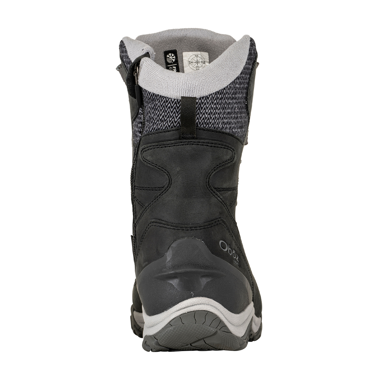 Oboz Ousel Mid Insulated B-DRY Winter Hiking Boot (Women) - Black Sea Hiking - Mid - The Heel Shoe Fitters