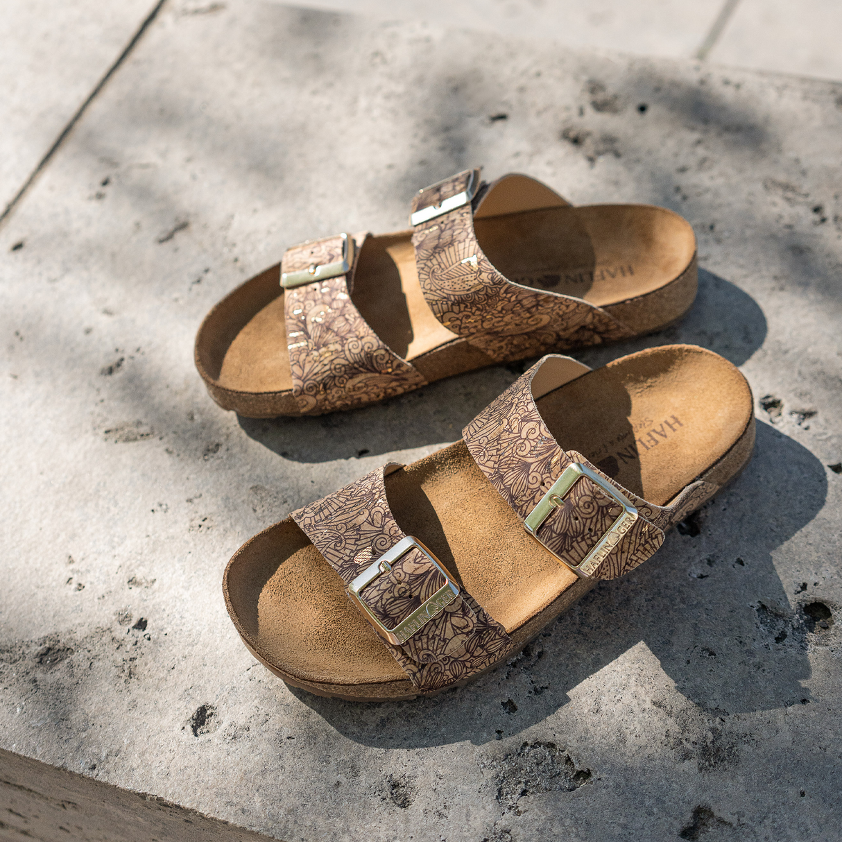 Haflinger Andrea Slide Sandal (Women) - Henna Sandal - Slide - The Heel Shoe Fitters