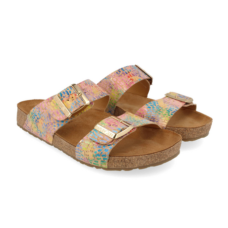 Haflinger Andrea Slide Sandal (Women) - Kork Rainbow Sandals - Slide - The Heel Shoe Fitters