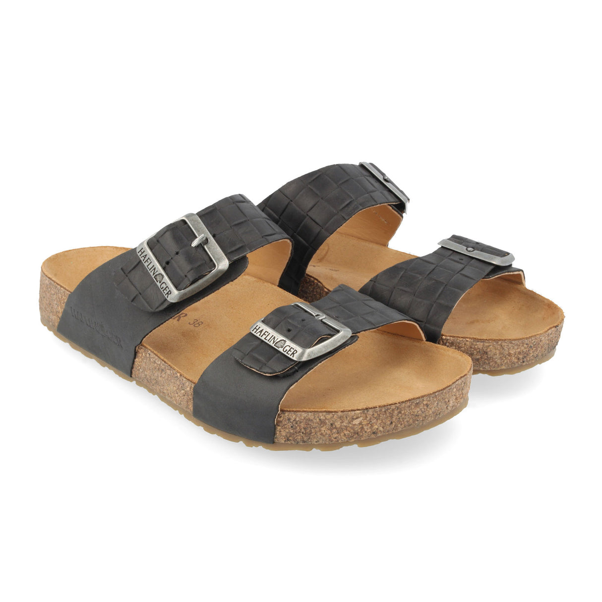 Haflinger Andrea Slide Sandal (Women) - Black Sandal - Slide - The Heel Shoe Fitters